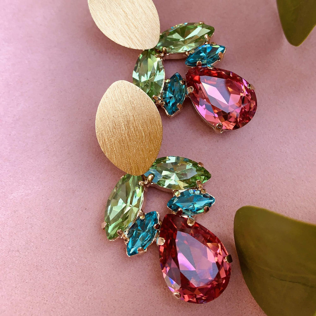 LOTT.gioielli Ohrringe Rainbow Join Ornament, vergoldet