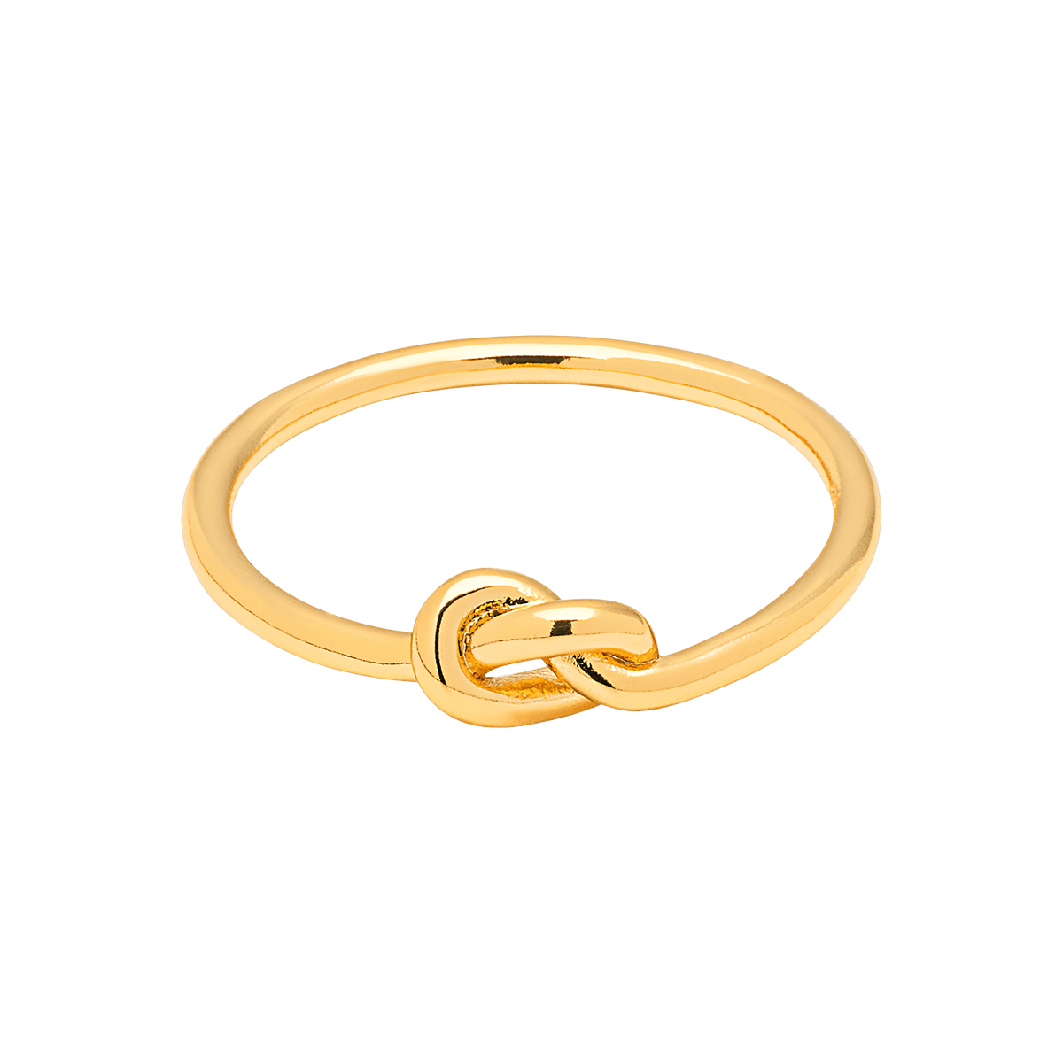 Lulu Copenhagen Ring Love Knot, vergoldet 55, Ø innen ca. 17, 5 mm