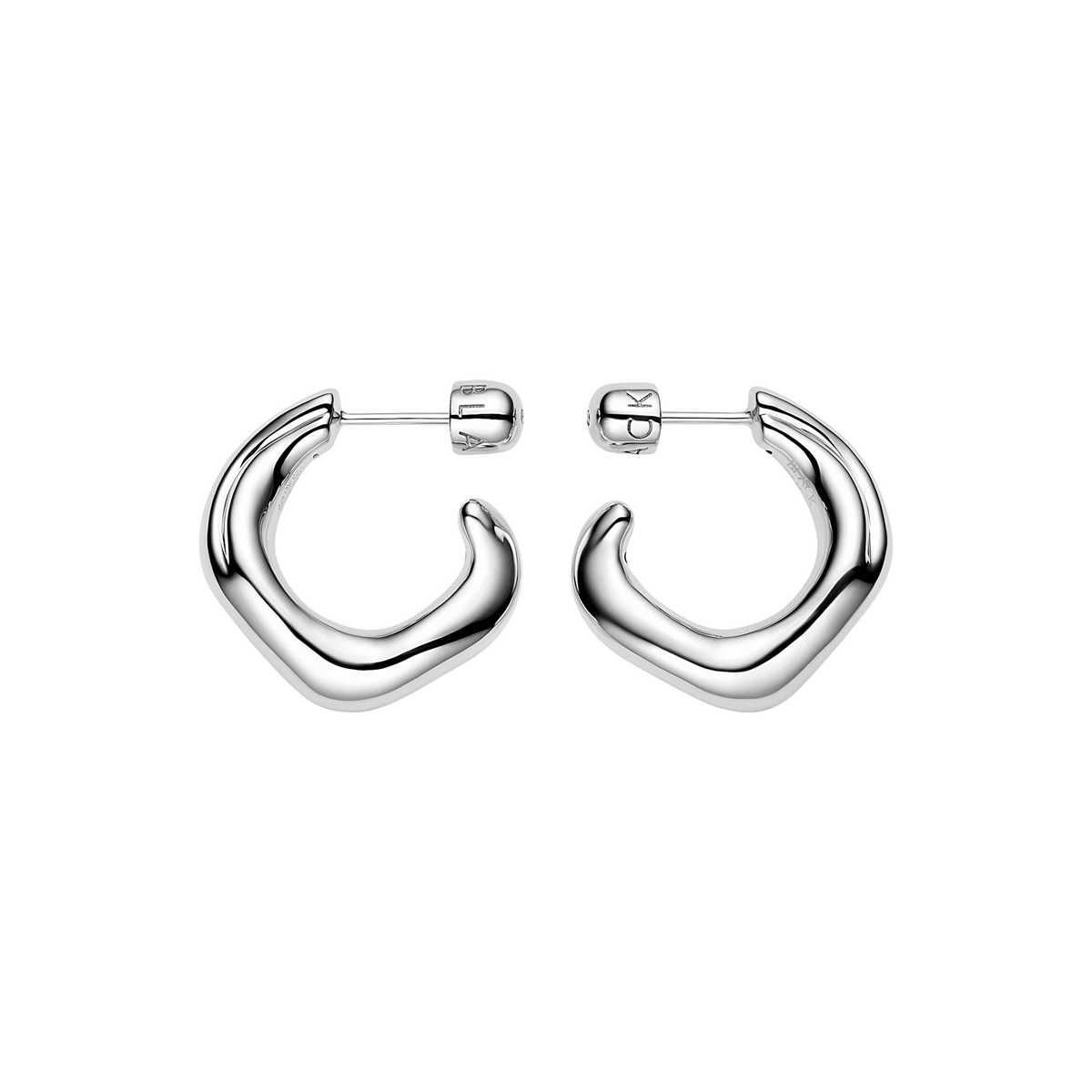 Maria Black Creolen Anil Hoop, L, Silber