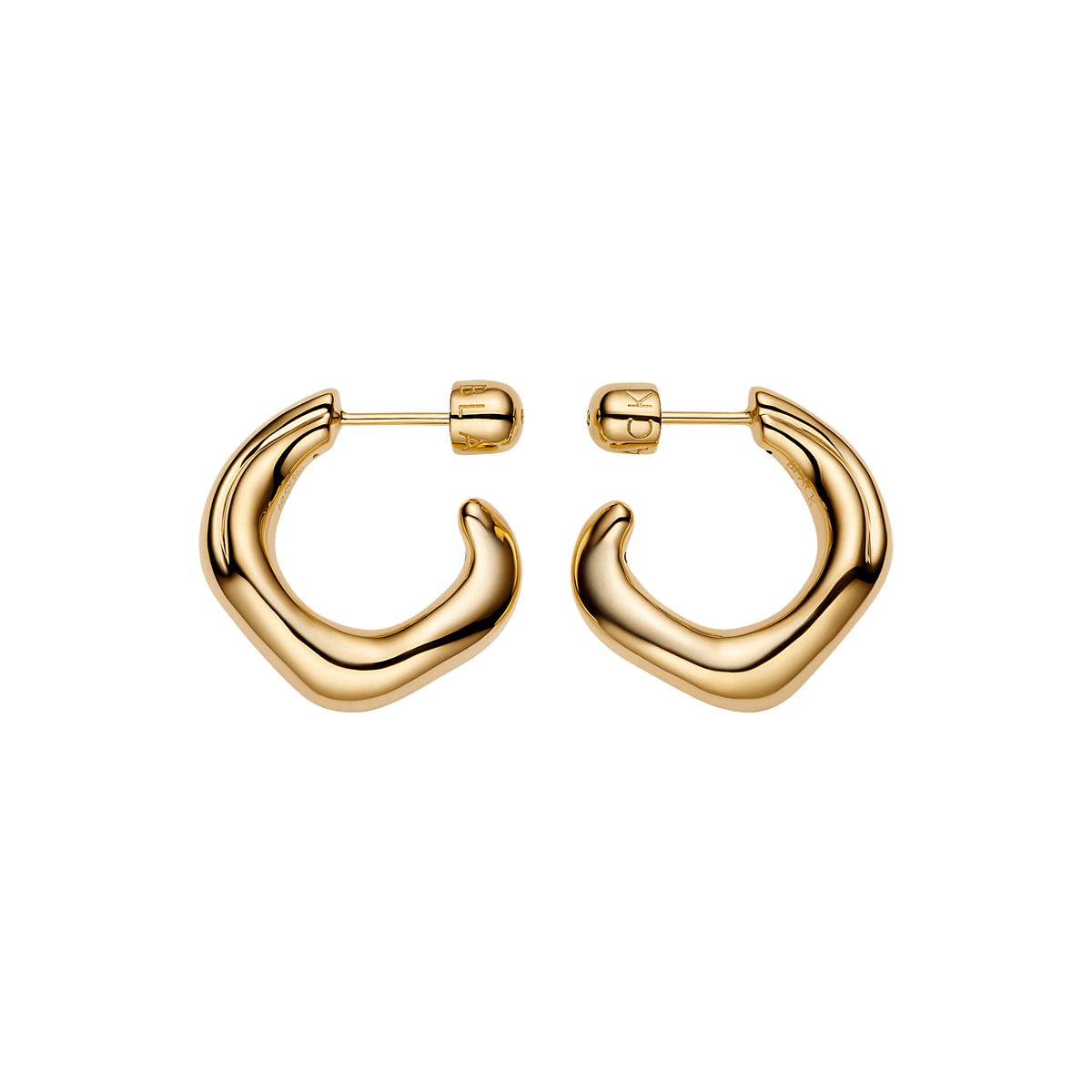 Maria Black Creolen Anil Hoop, L, vergoldet