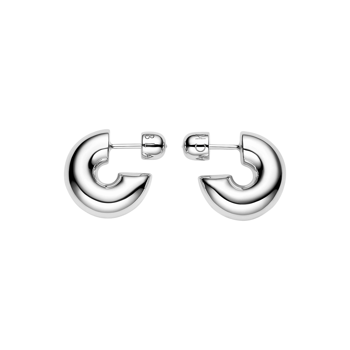 Maria Black Creolen Prima Hoop, M, Silber