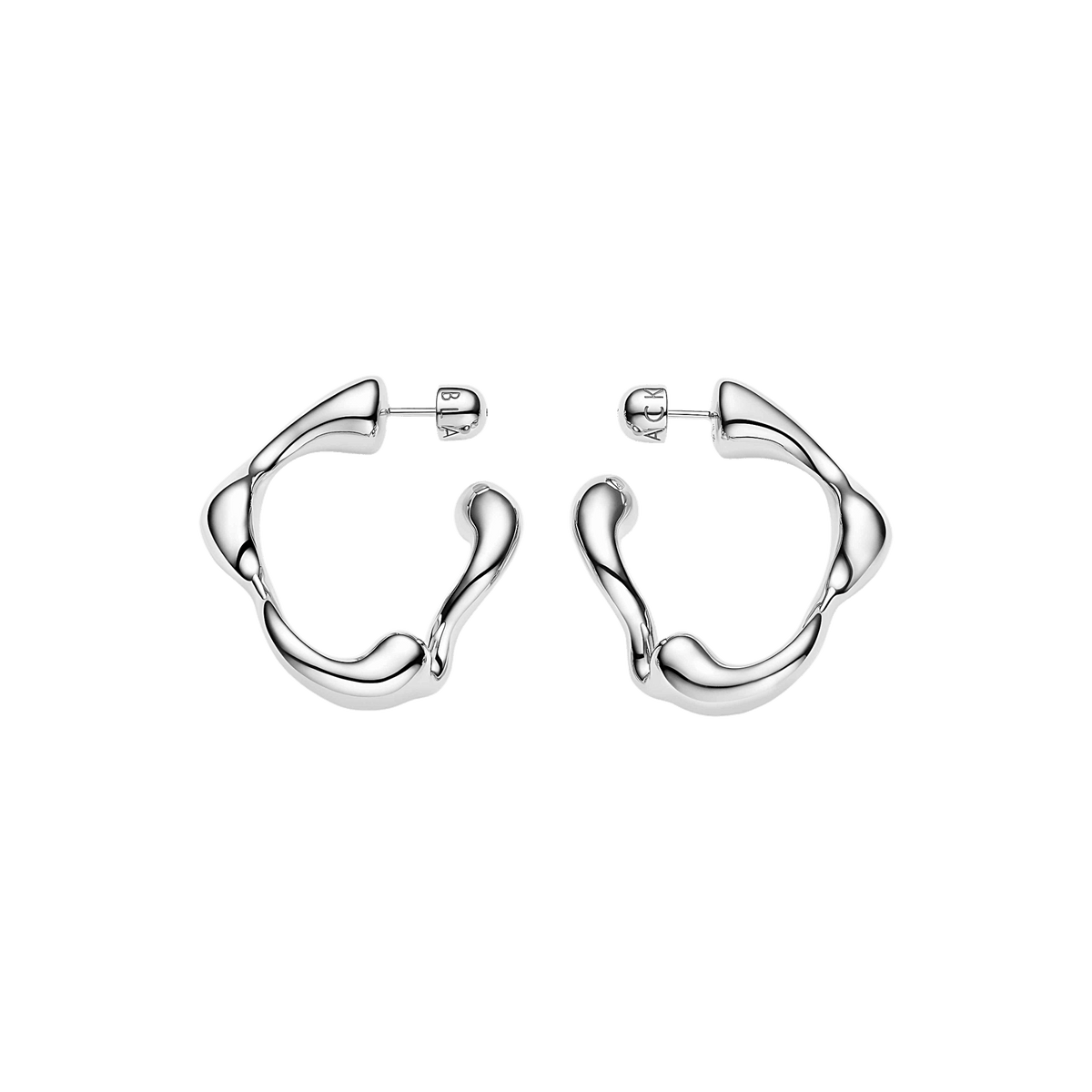Maria Black Creolen Splash, S, Silber