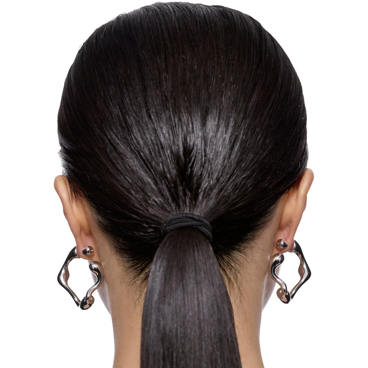 Maria Black Creolen Splash, S, Silber