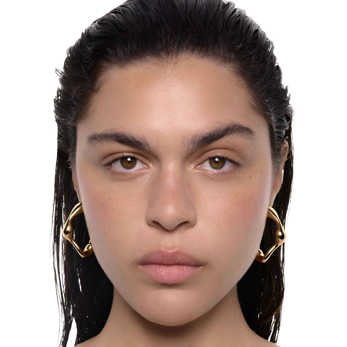 Maria Black Creolen Splash, S, vergoldet