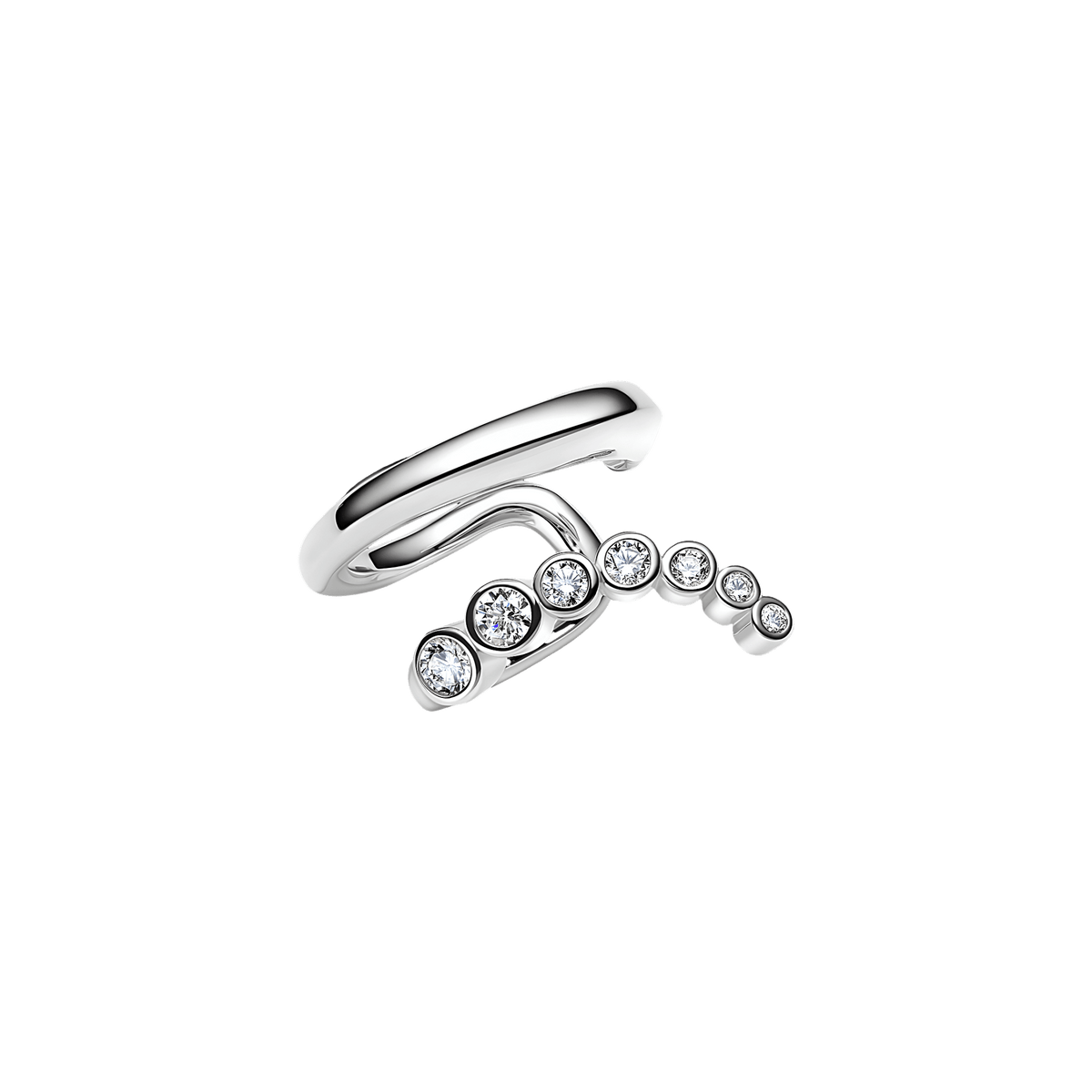 Maria Black Earcuff Arc, Silber