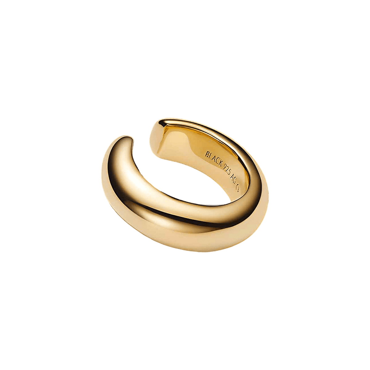 Maria Black Earcuff Omotesando Chunk, vergoldet
