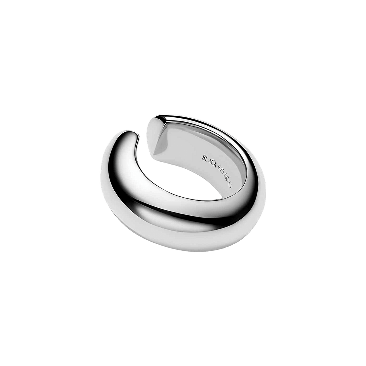 Maria Black Earcuff Omotesando Chunky, Silber