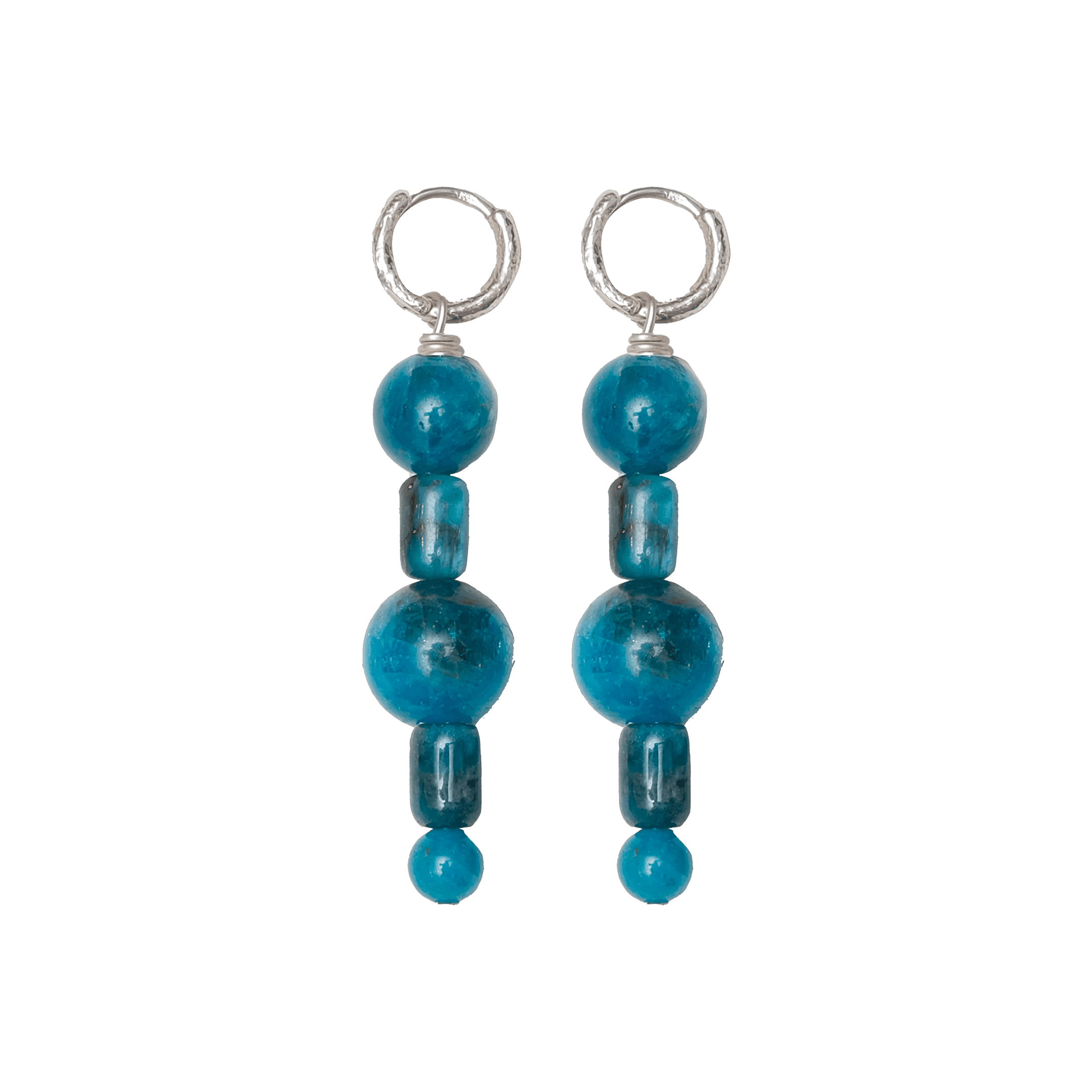 Alhaja Ohrringe Marisma Blue, Silber