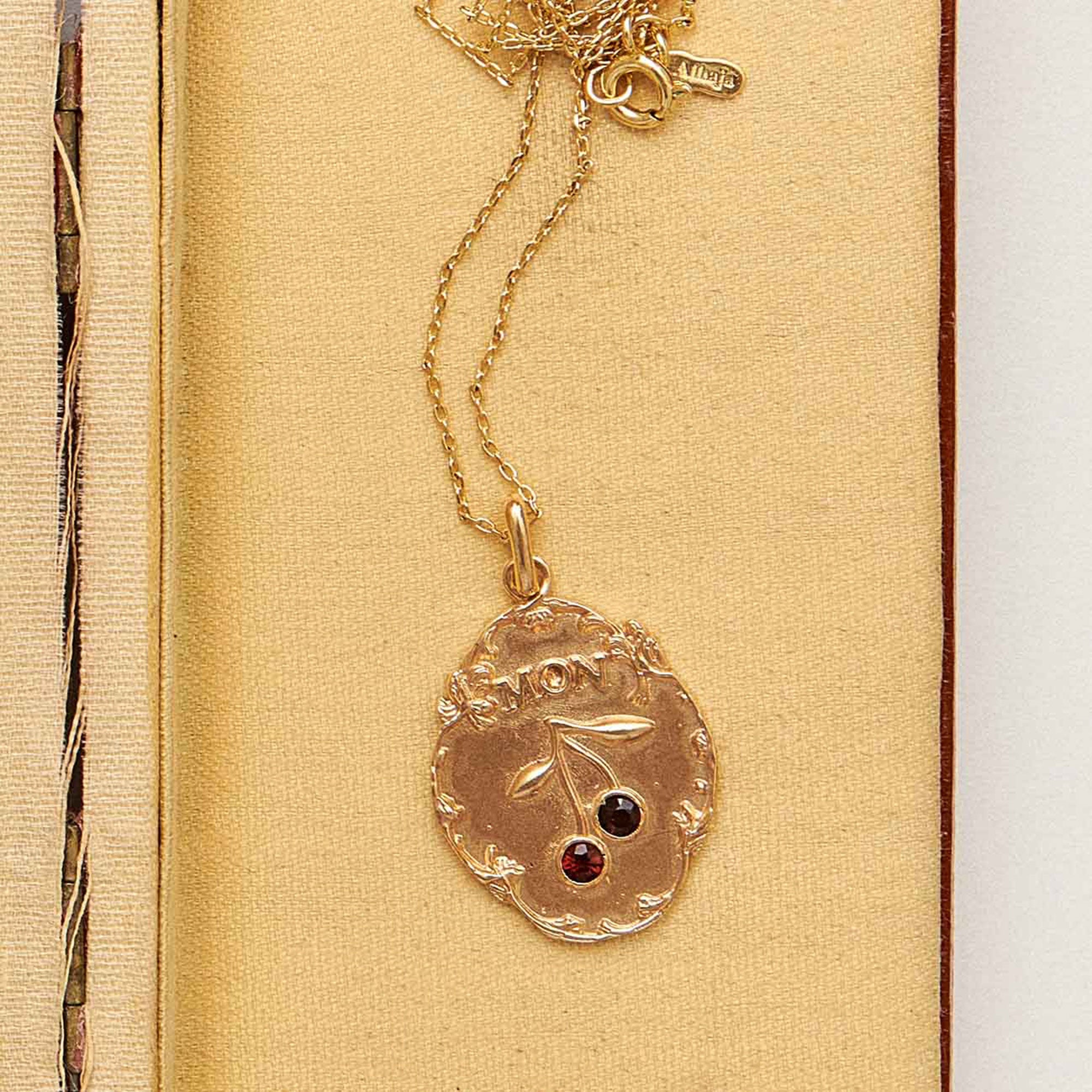 Alhaja Kette Mon Chéri, vergoldet