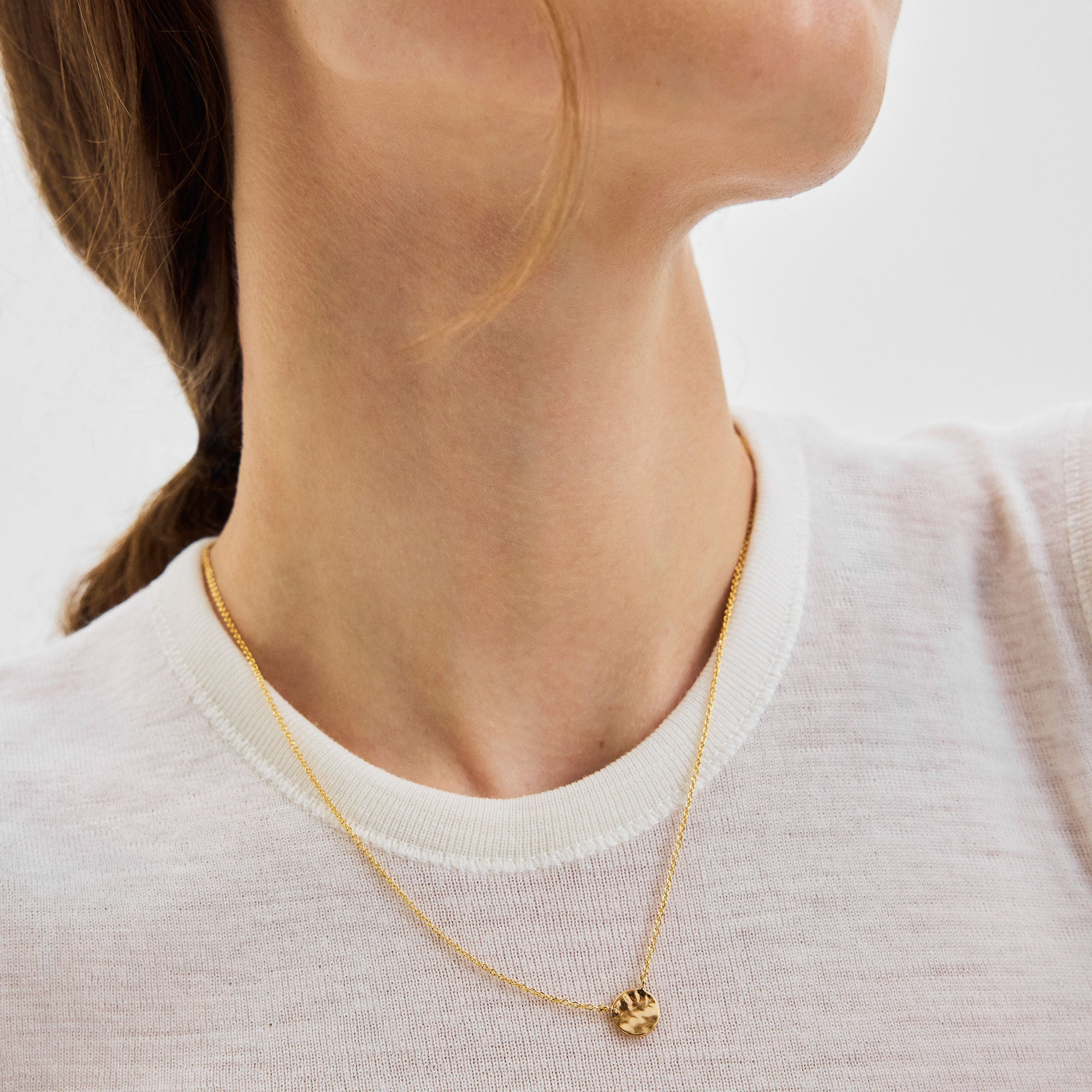 Pernille Corydon Kette Dot, vergoldet