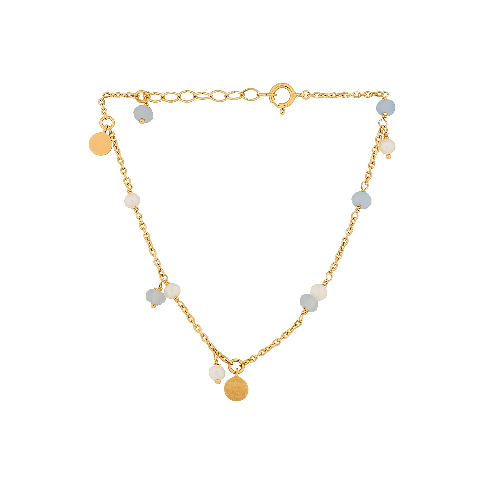 Pernille Corydon Armband Afterglow Sea, vergoldet