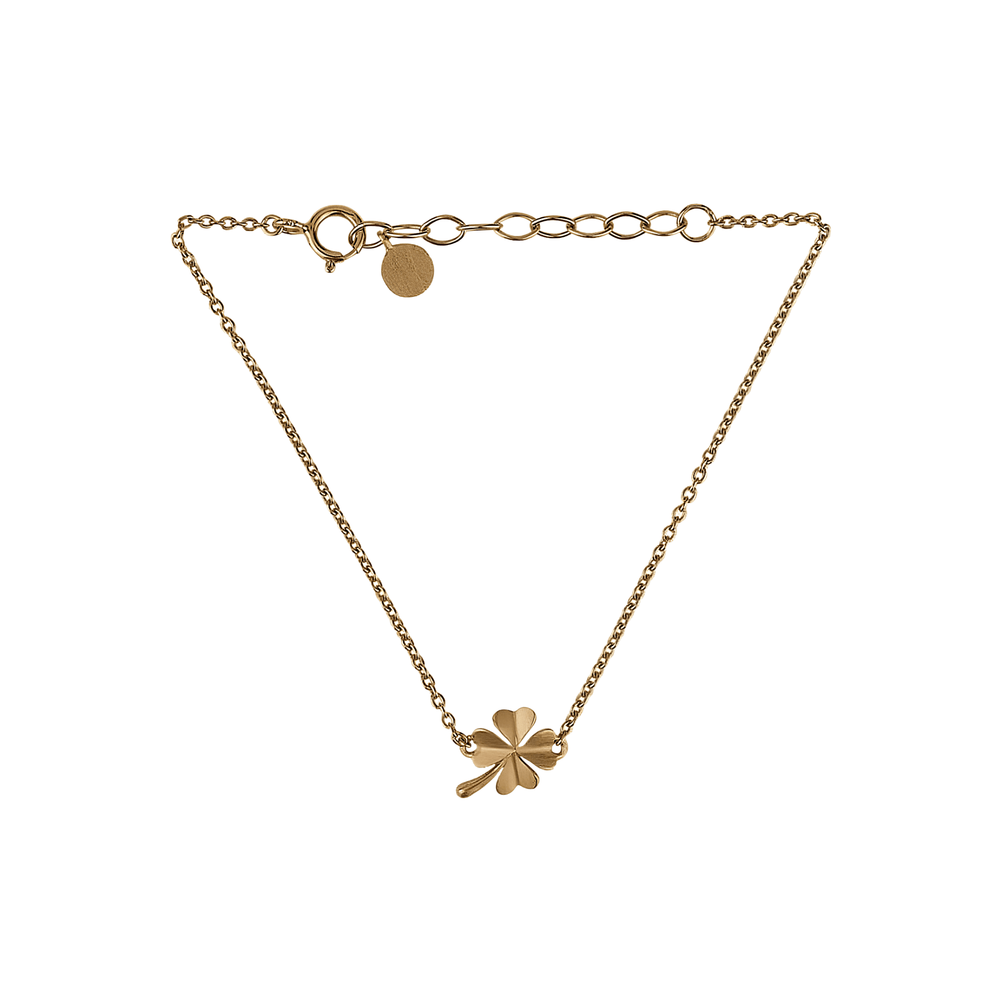 Pernille Corydon Armband Clover, vergoldet