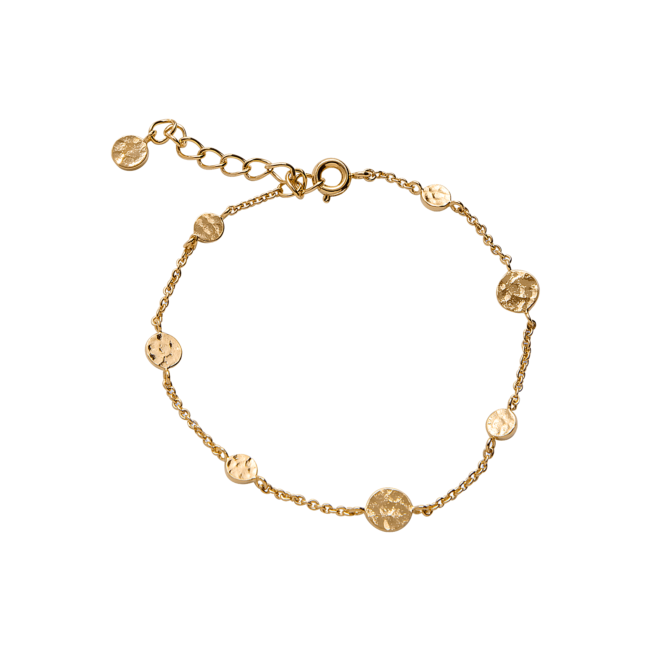 Pernille Corydon Armband Dot, vergoldet