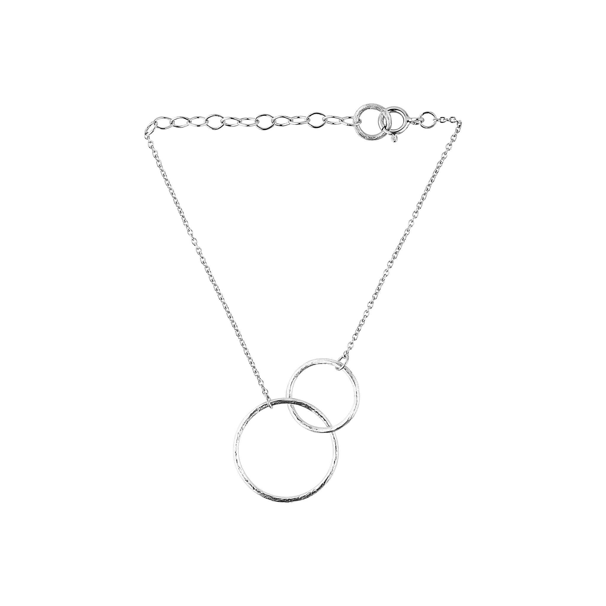 Pernille Corydon Armband Double Plain, Silber