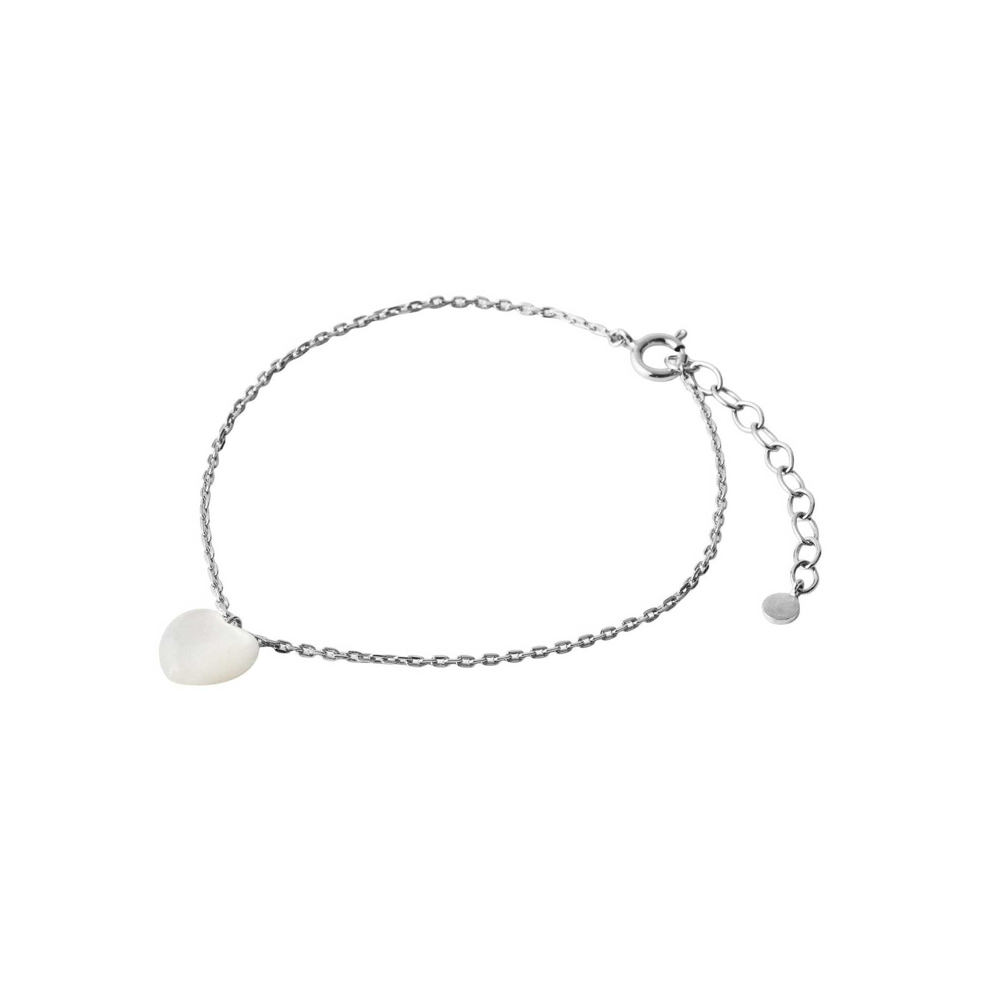 Pernille Corydon Armband Ocean Heart, Silber