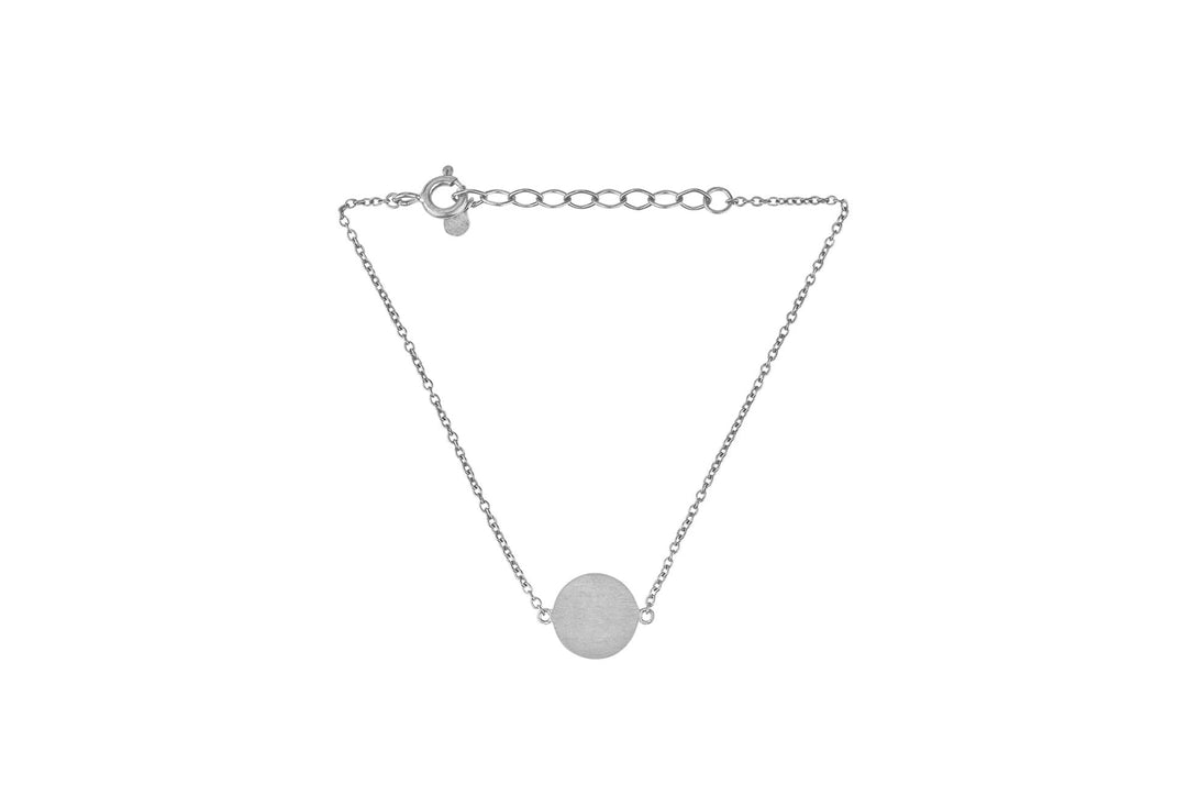 Pernille Corydon Armband Small Coin, Silber