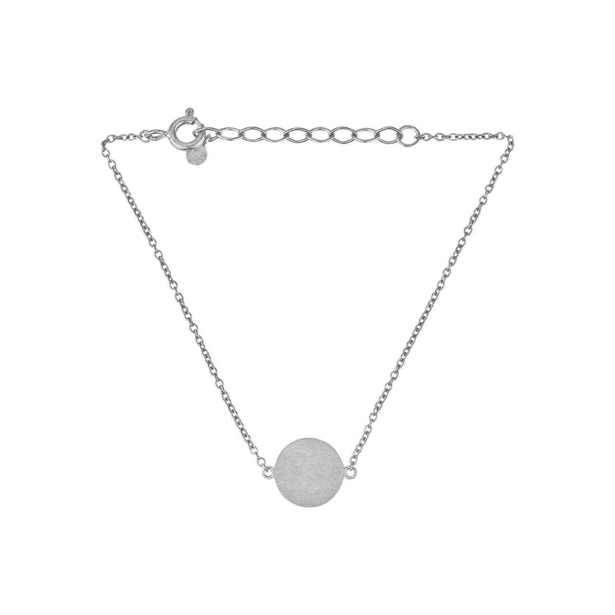 Pernille Corydon Armband Small Coin, Silber