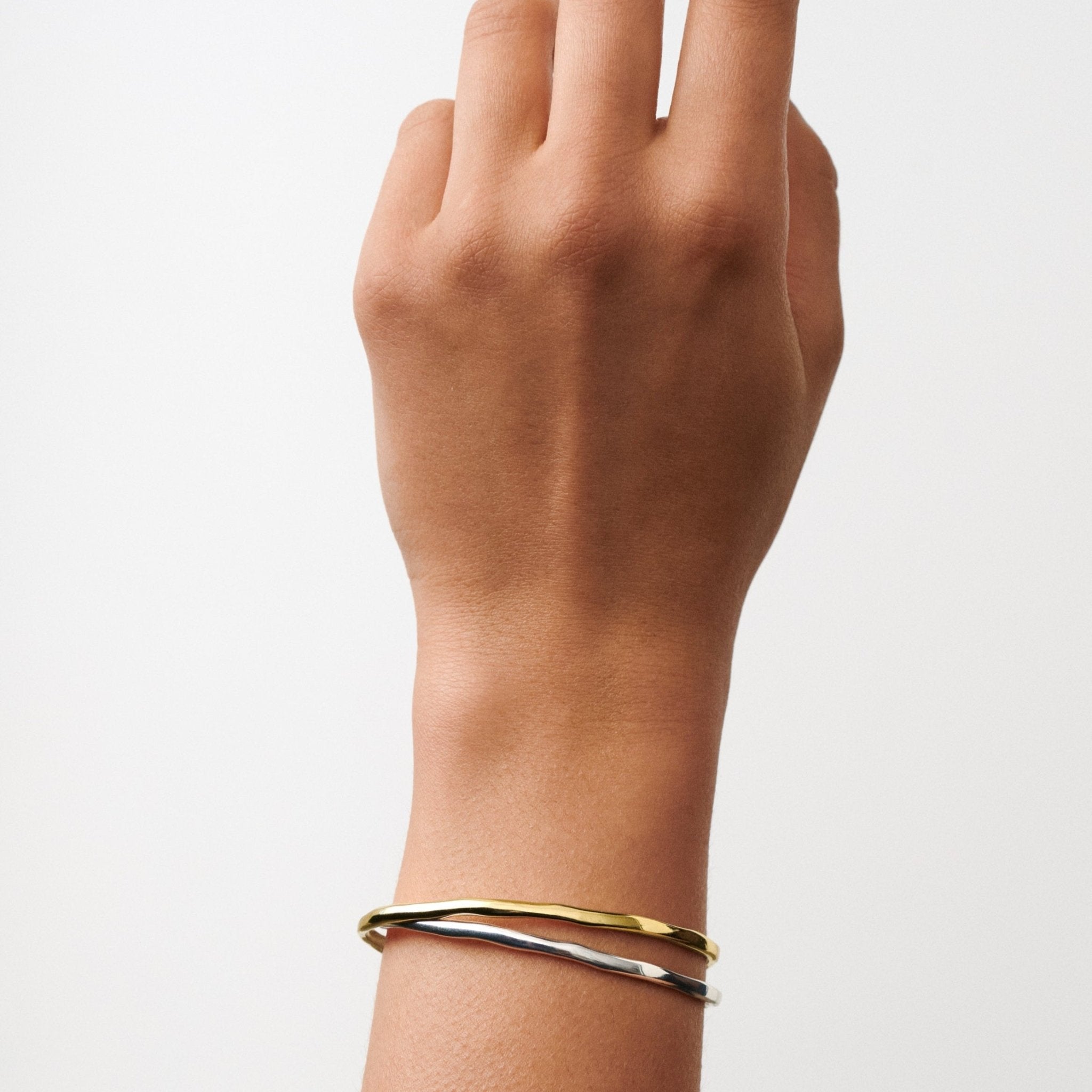 Pernille Corydon Armreif Spirit, versilbert