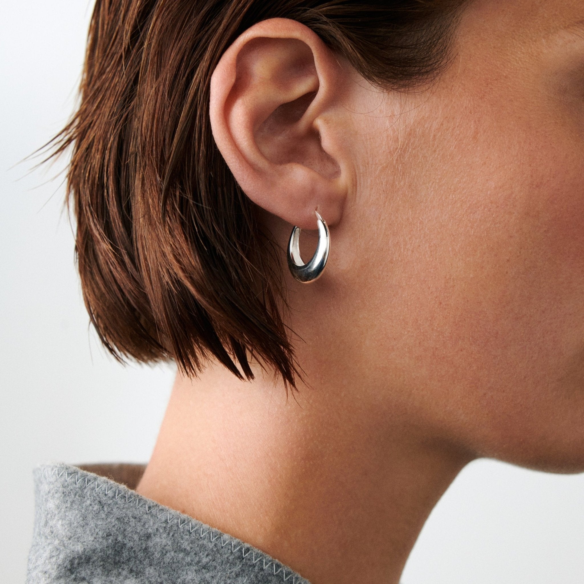 Pernille Corydon Creolen Atlas, vergoldet