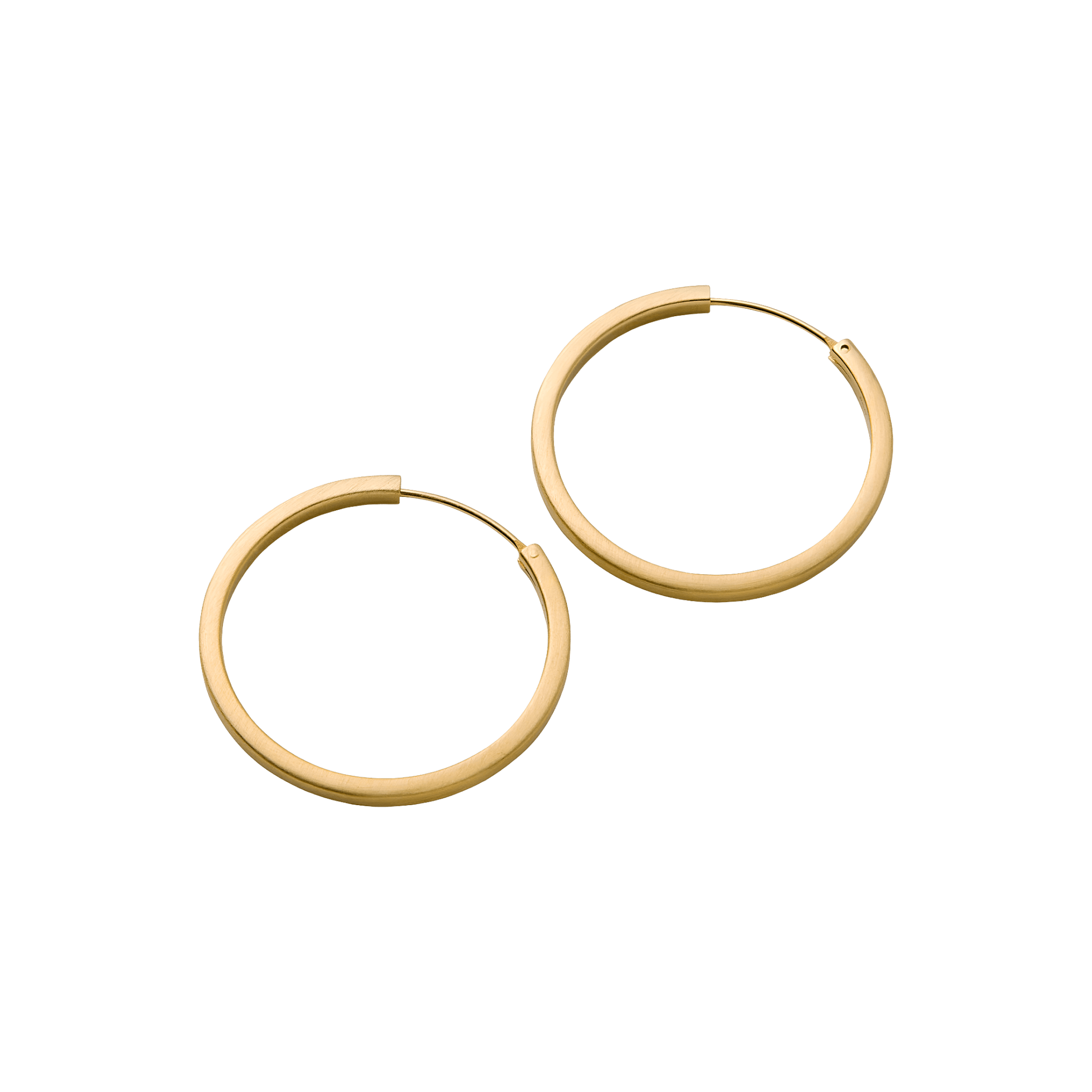 Pernille Corydon Creolen Circle Line, vergoldet