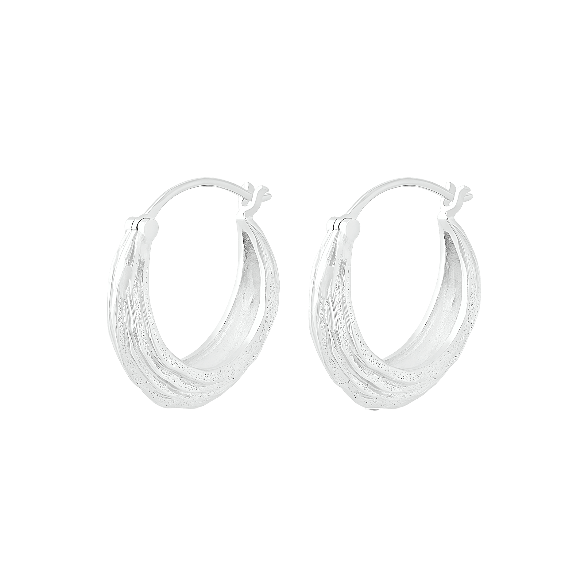 Pernille Corydon Creolen Coastline, Silber