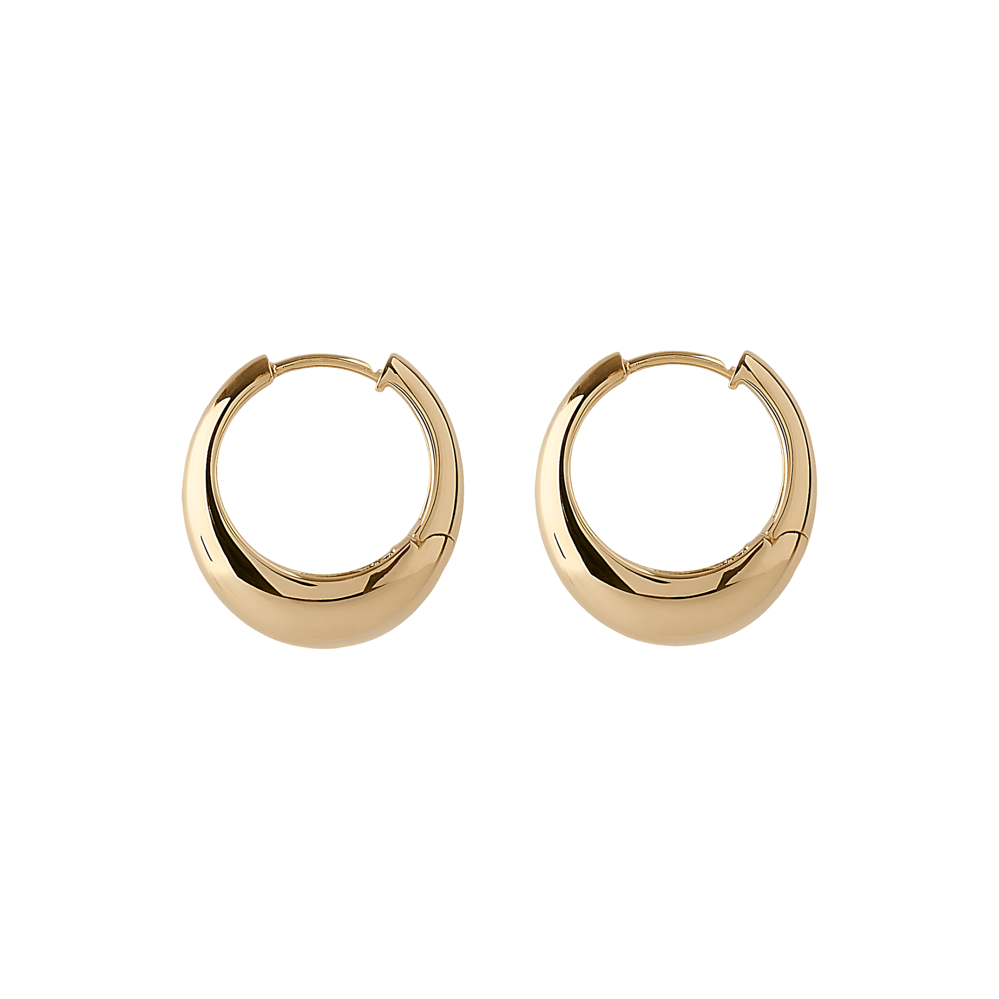 Pernille Corydon Creolen Globe Huggies, vergoldet