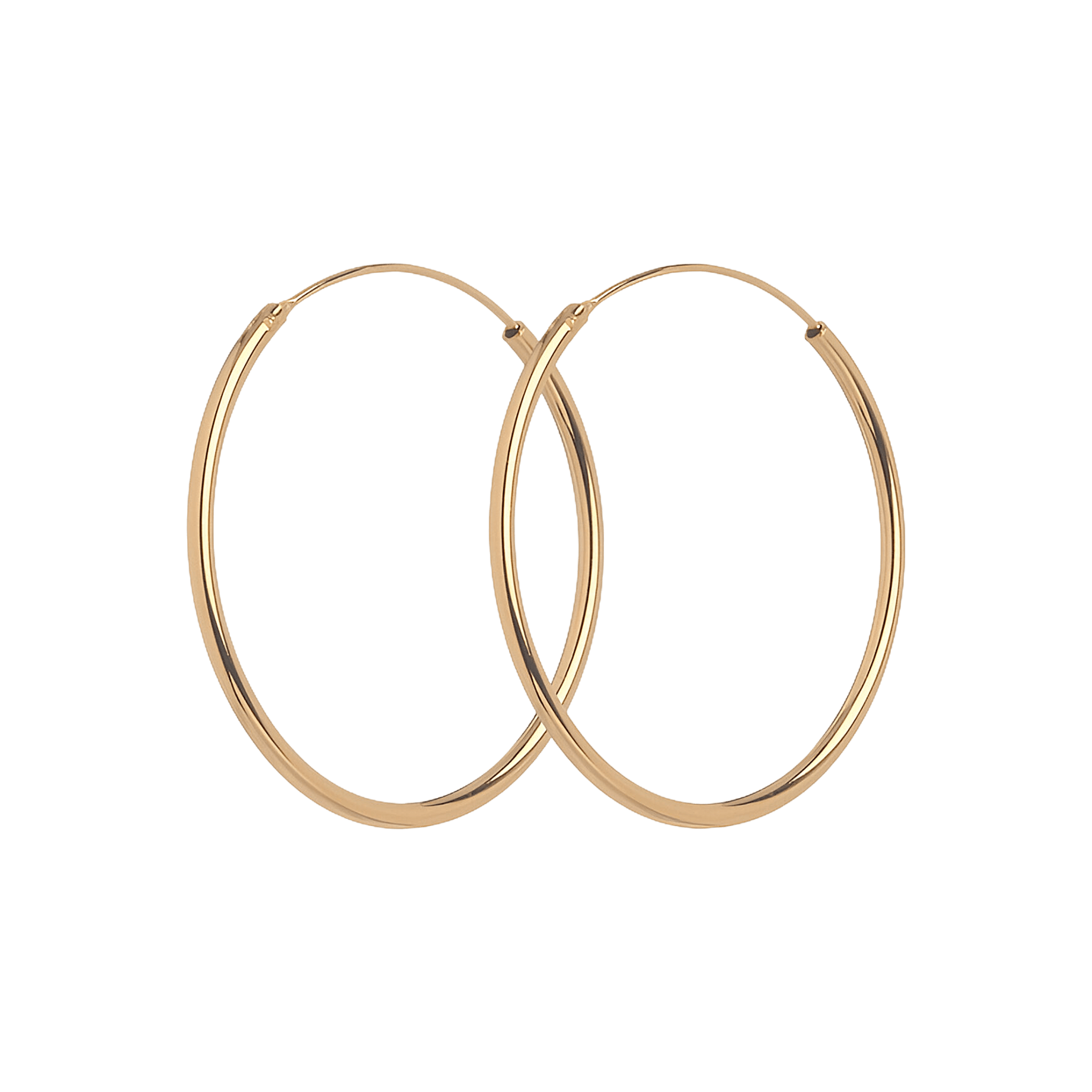 Pernille Corydon Creolen Mini Plain Hoops, vergoldet
