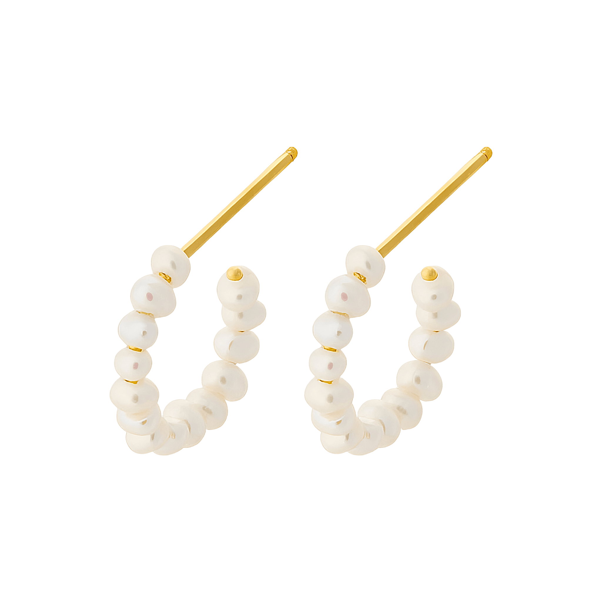 Pernille Corydon Creolen Ocean Treasure Hoops, vergoldet