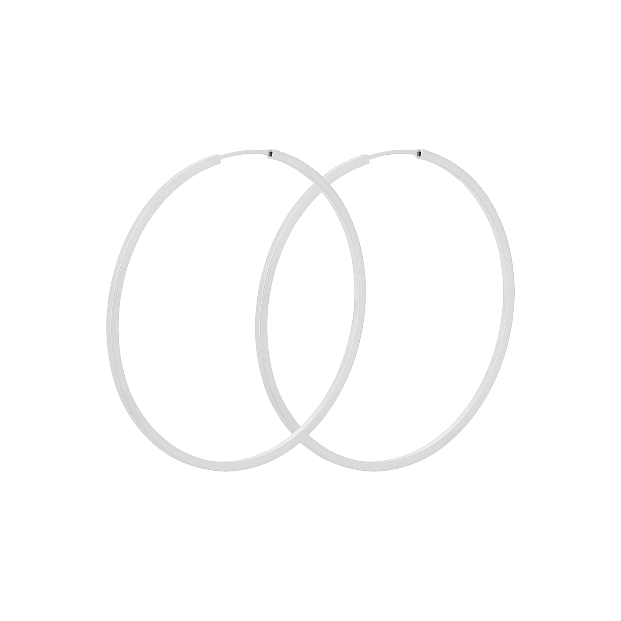 Pernille Corydon Creolen Orbit, Silber