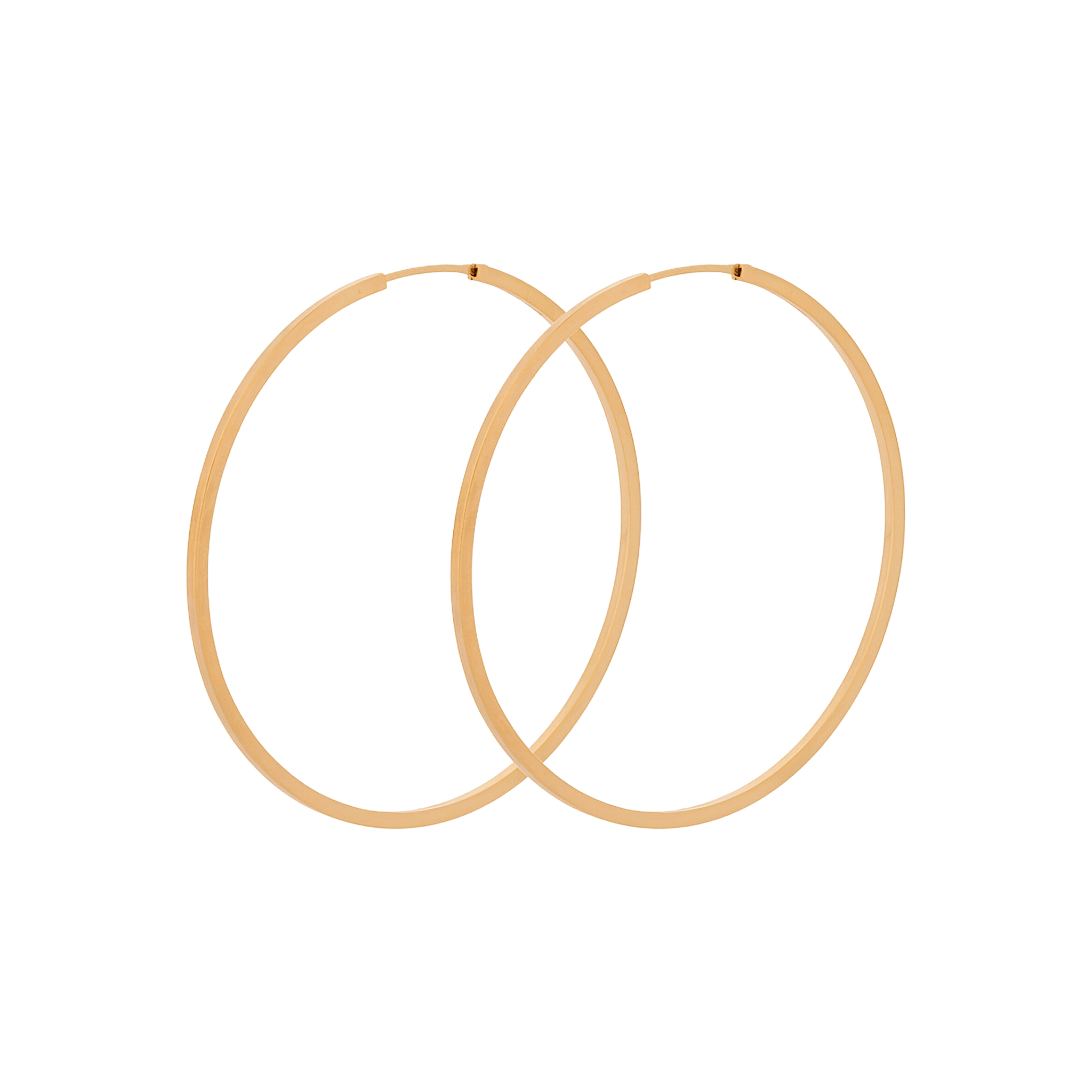 Pernille Corydon Creolen Orbit, vergoldet