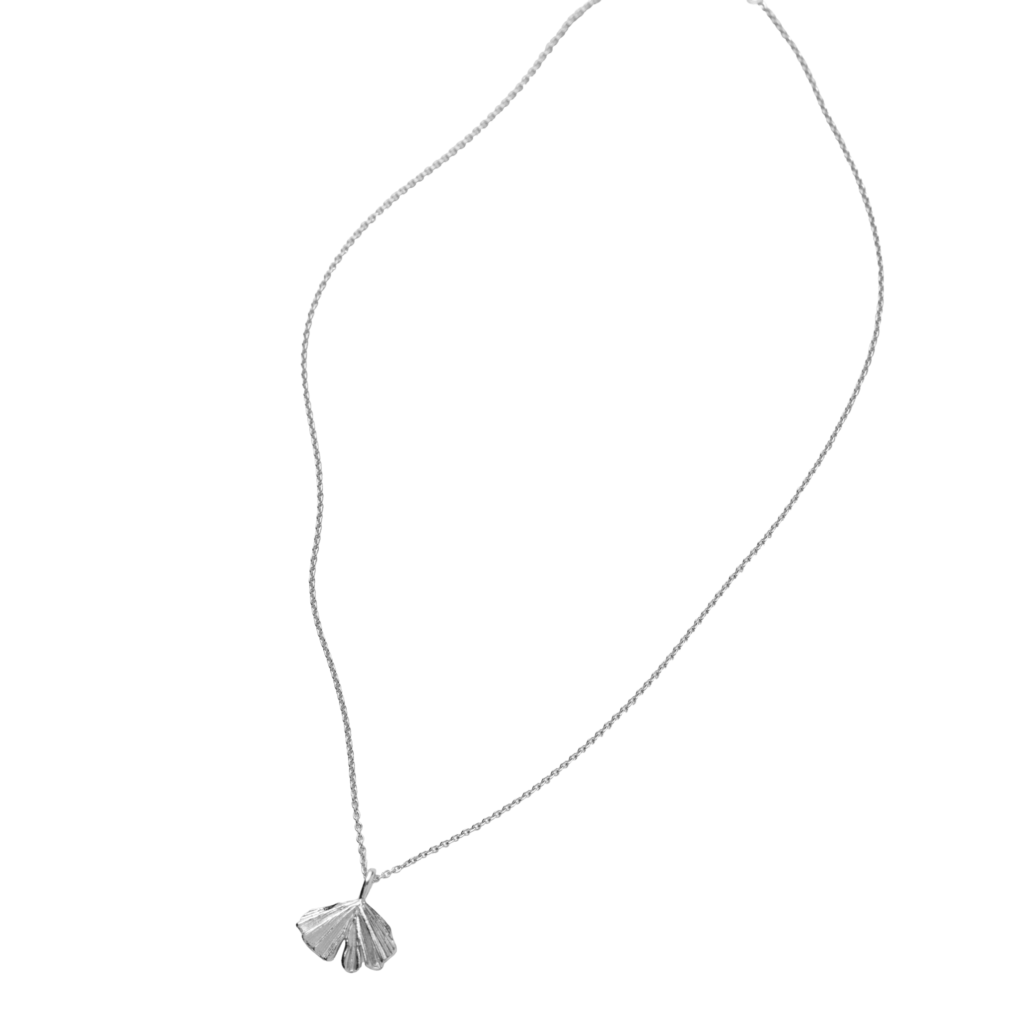 Pernille Corydon Kette Autumn Leaf, Silber