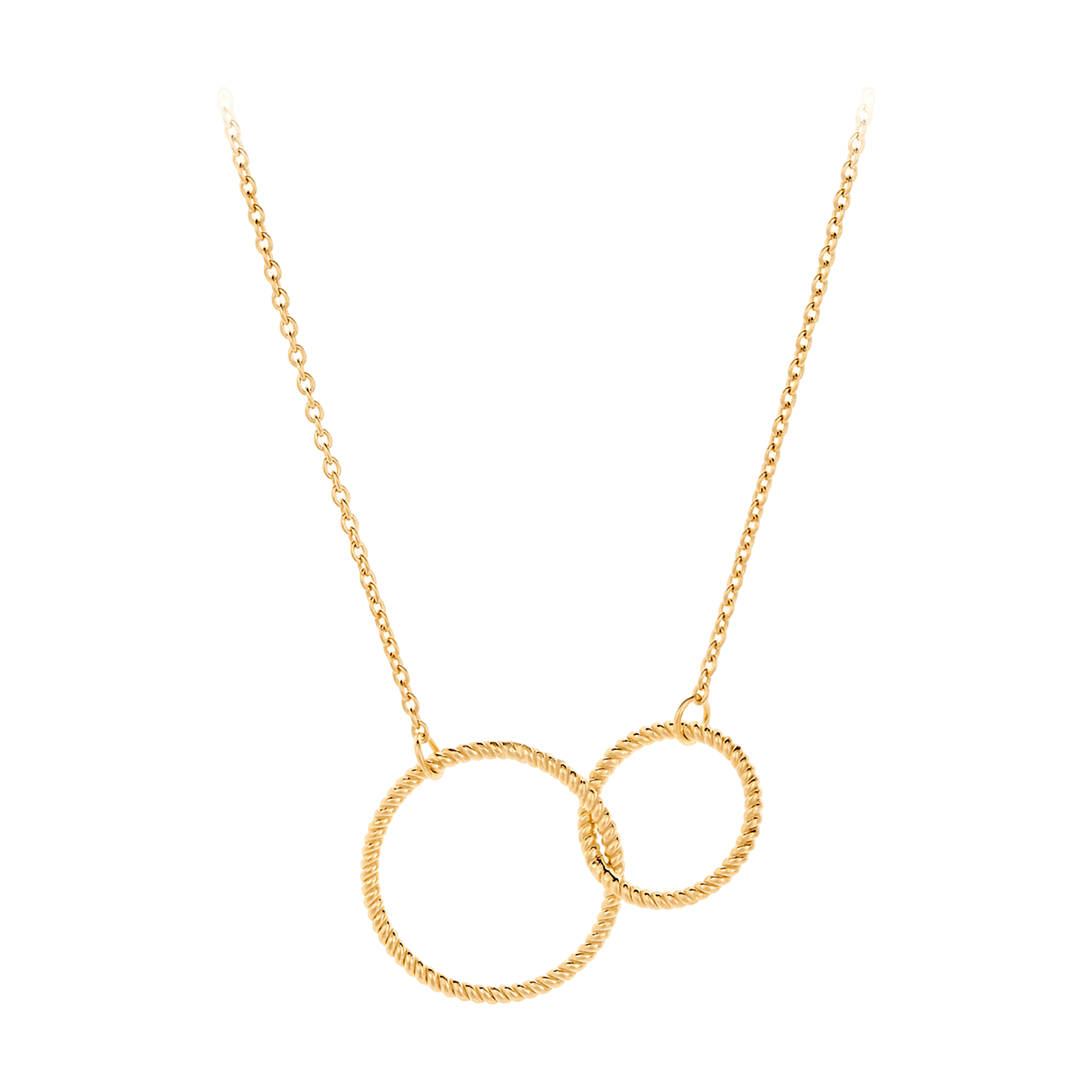 Pernille Corydon Kette Double Twisted, vergoldet