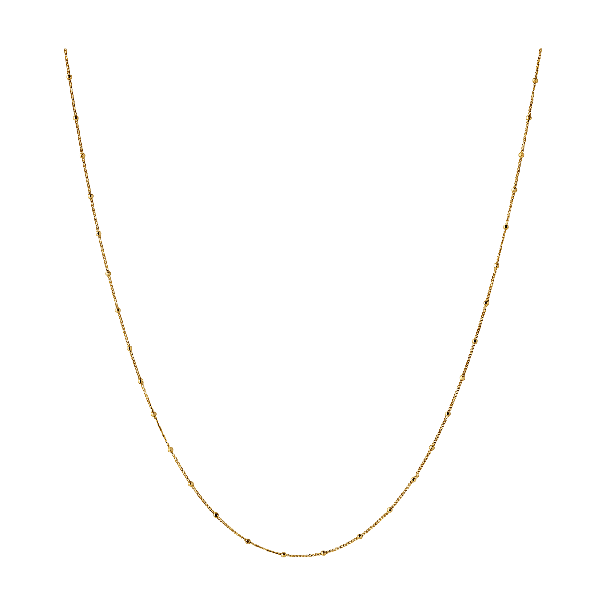 Pernille Corydon Kette Eda, vergoldet