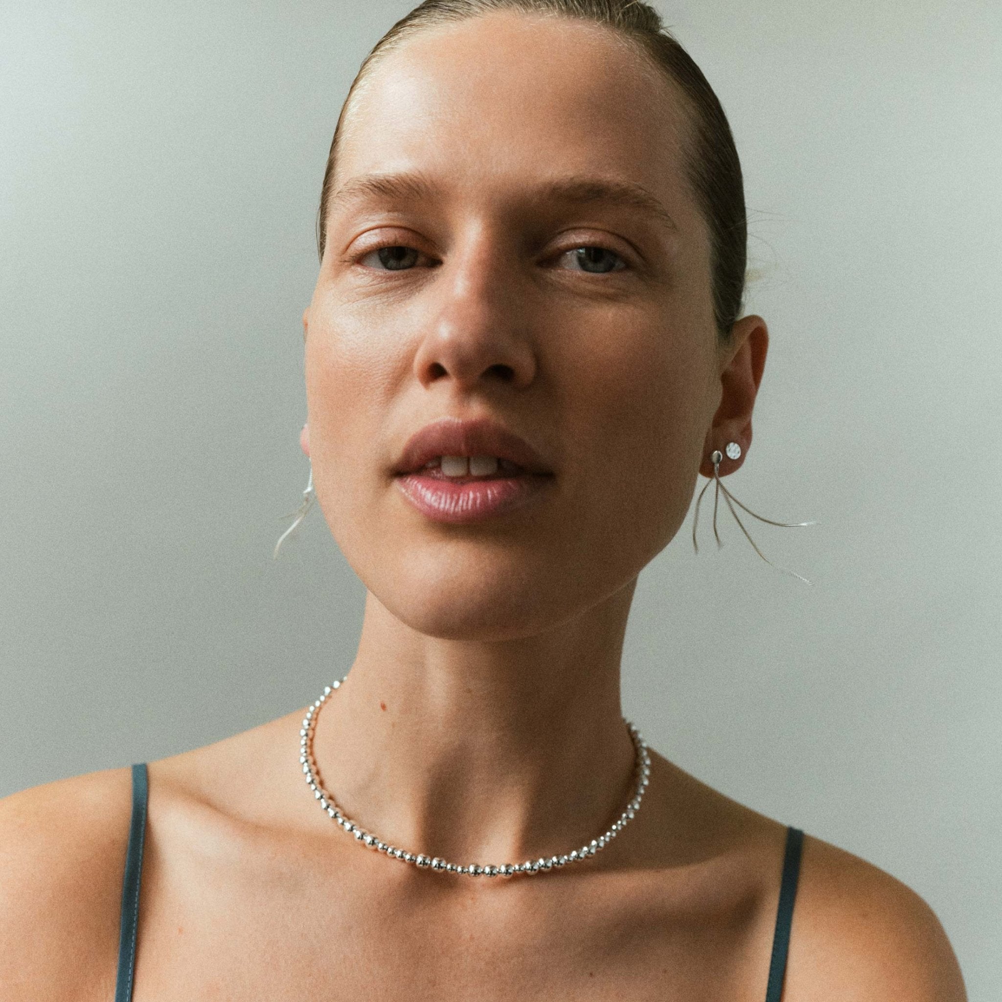 Pernille Corydon Kette Elements, versilbert