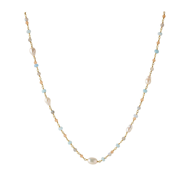 Pernille Corydon Kette Mellow Blue, Silber
