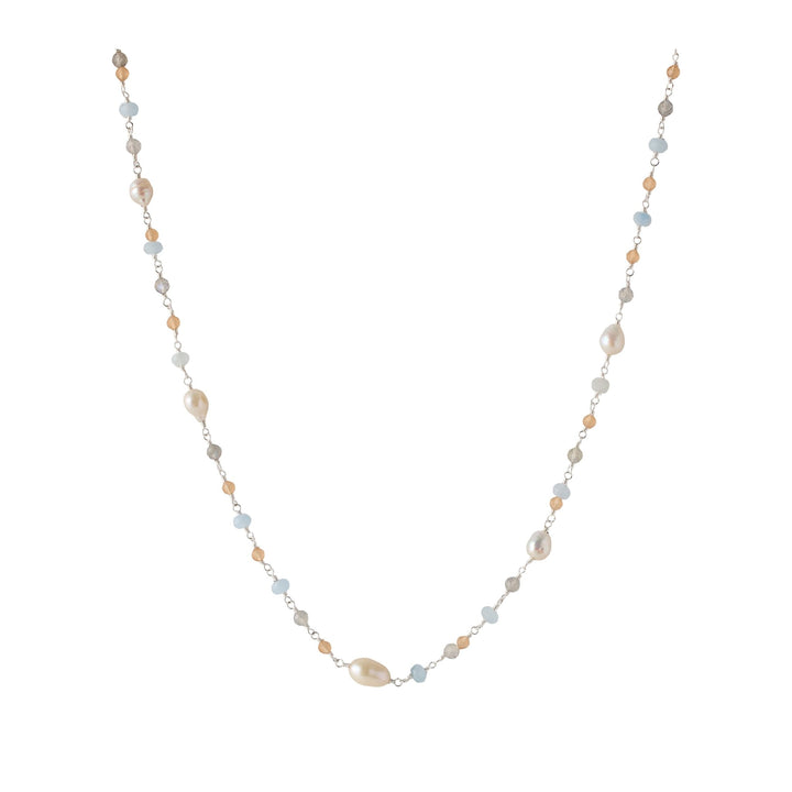 Pernille Corydon Kette Mellow Blue, Silber