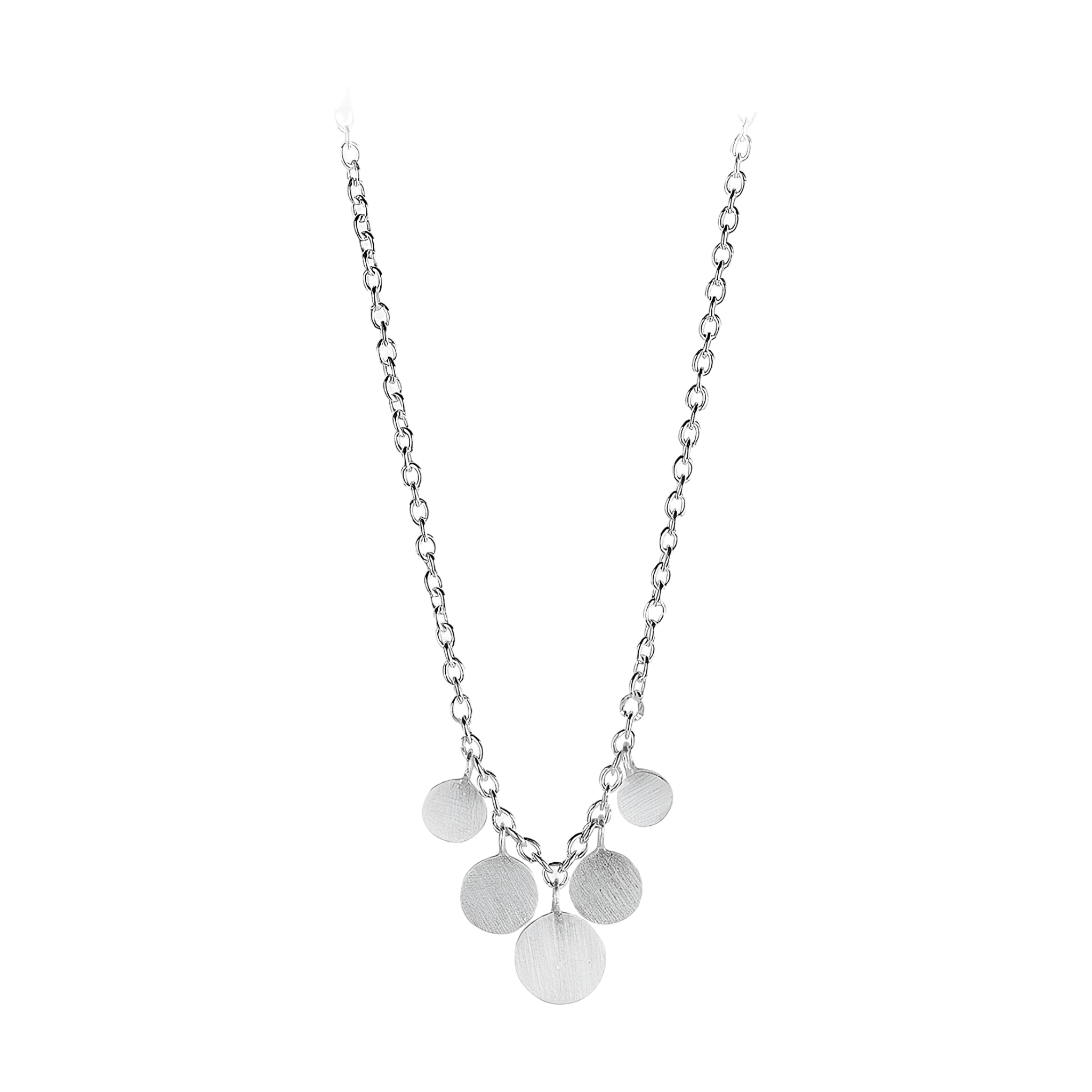 Pernille Corydon Kette Mini Coin, Silber