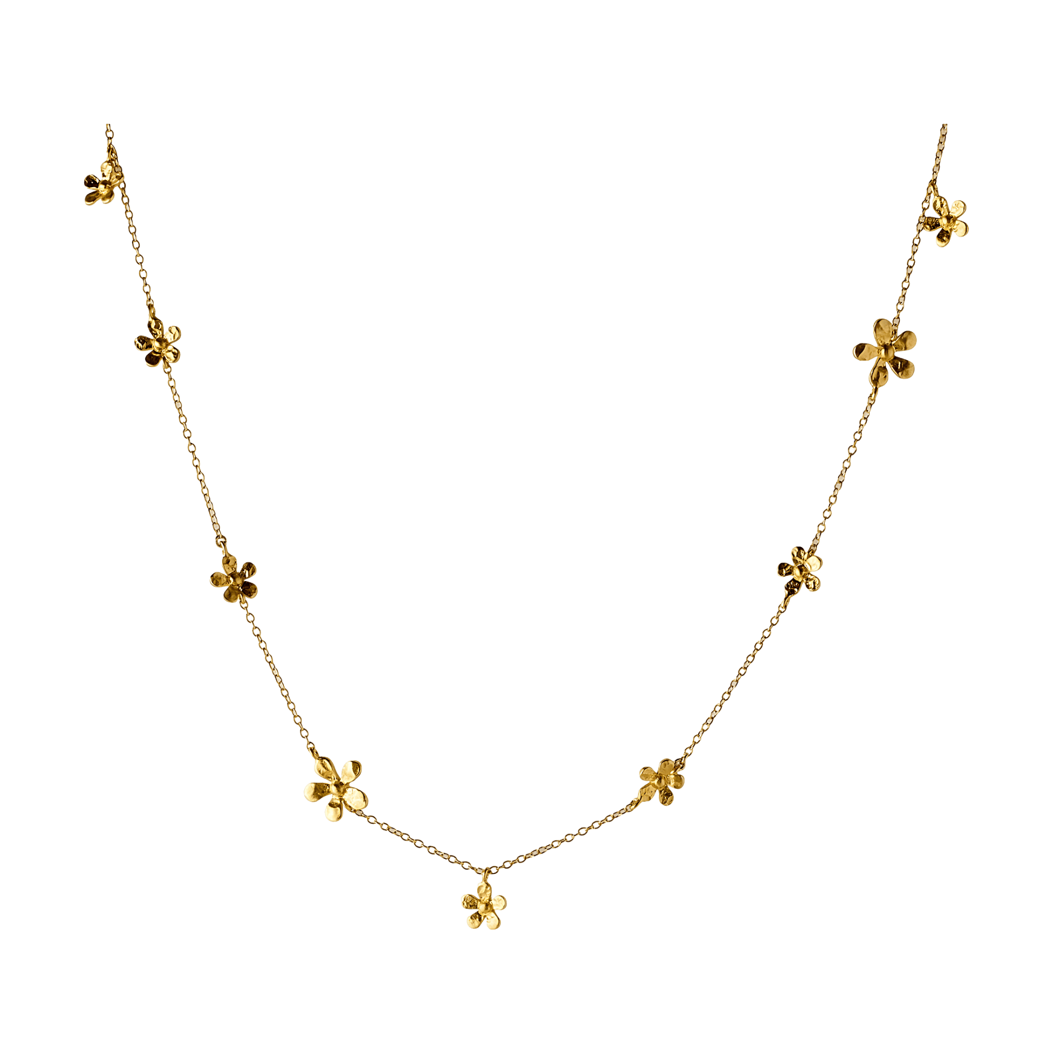 Pernille Corydon Kette Poppy, vergoldet