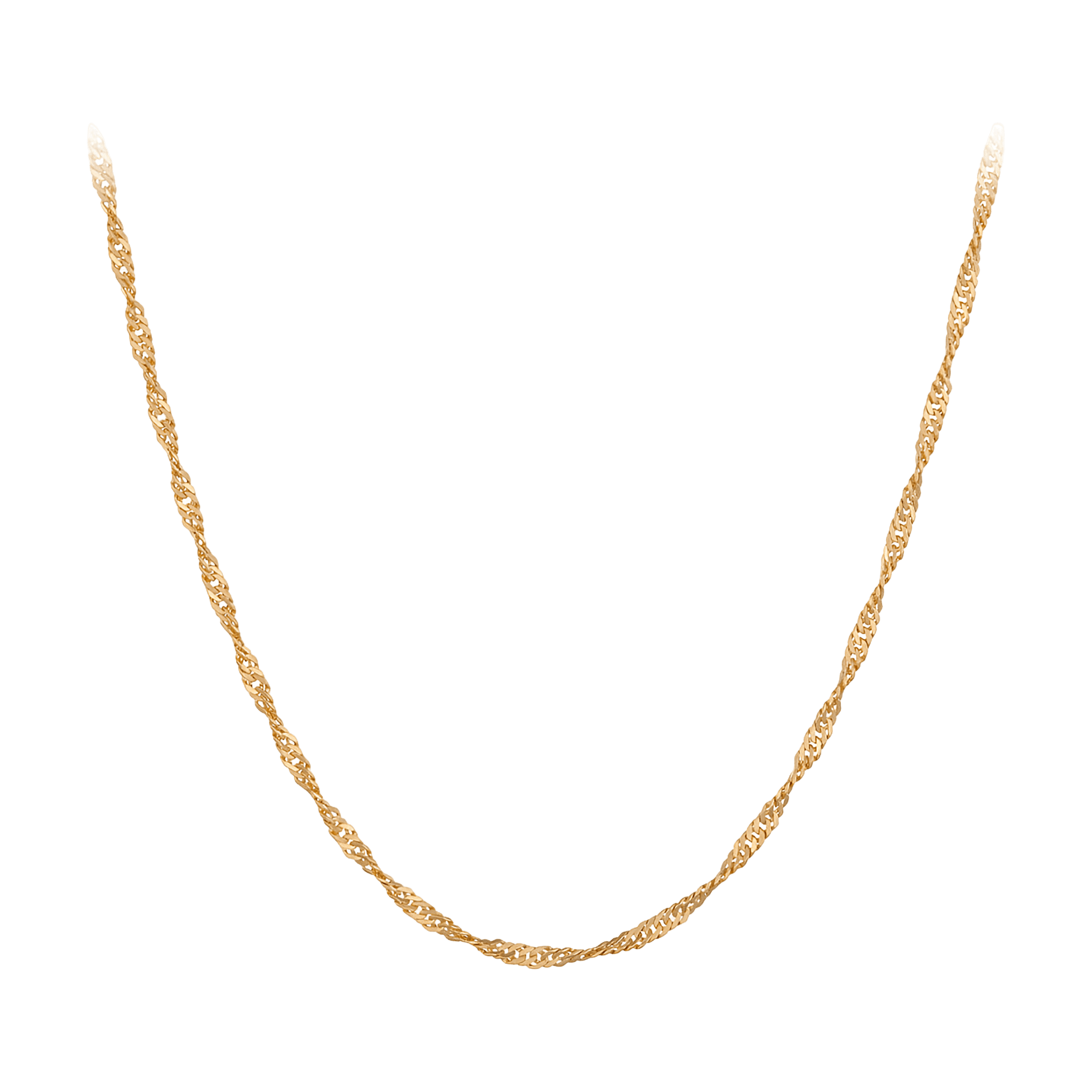 Pernille Corydon Kette Singapore, short, vergoldet