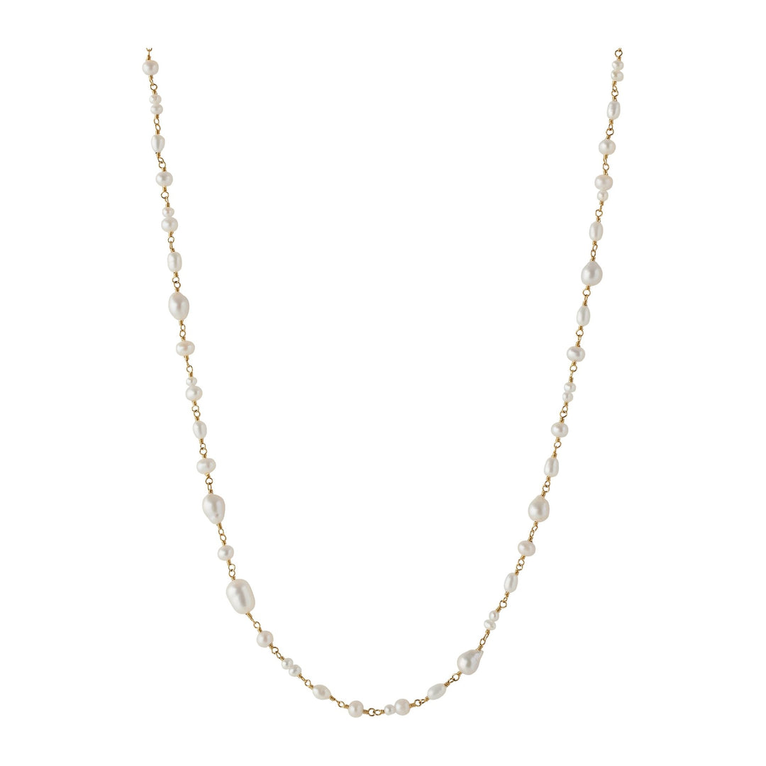 Pernille Corydon Kette White Dream, vergoldet