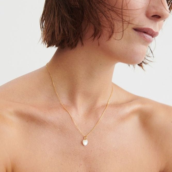 Pernille Corydon Kettenanhänger Ocean Heart Pendant, Silber