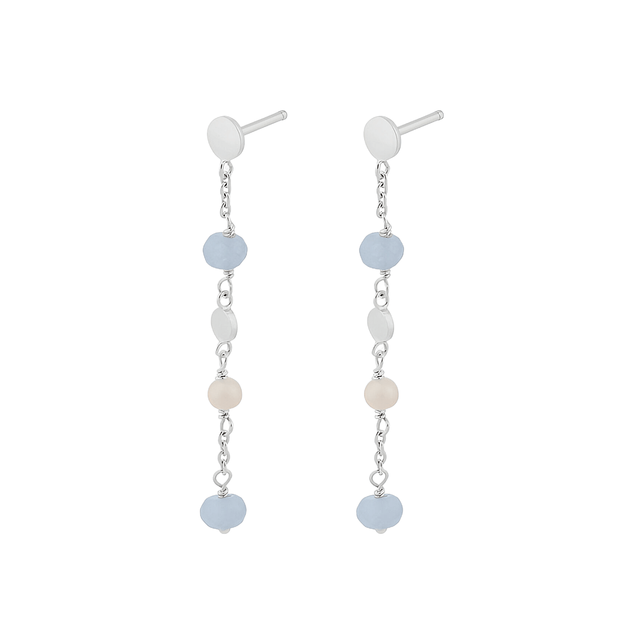 Pernille Corydon Ohrringe Afterglow Sea, Silber