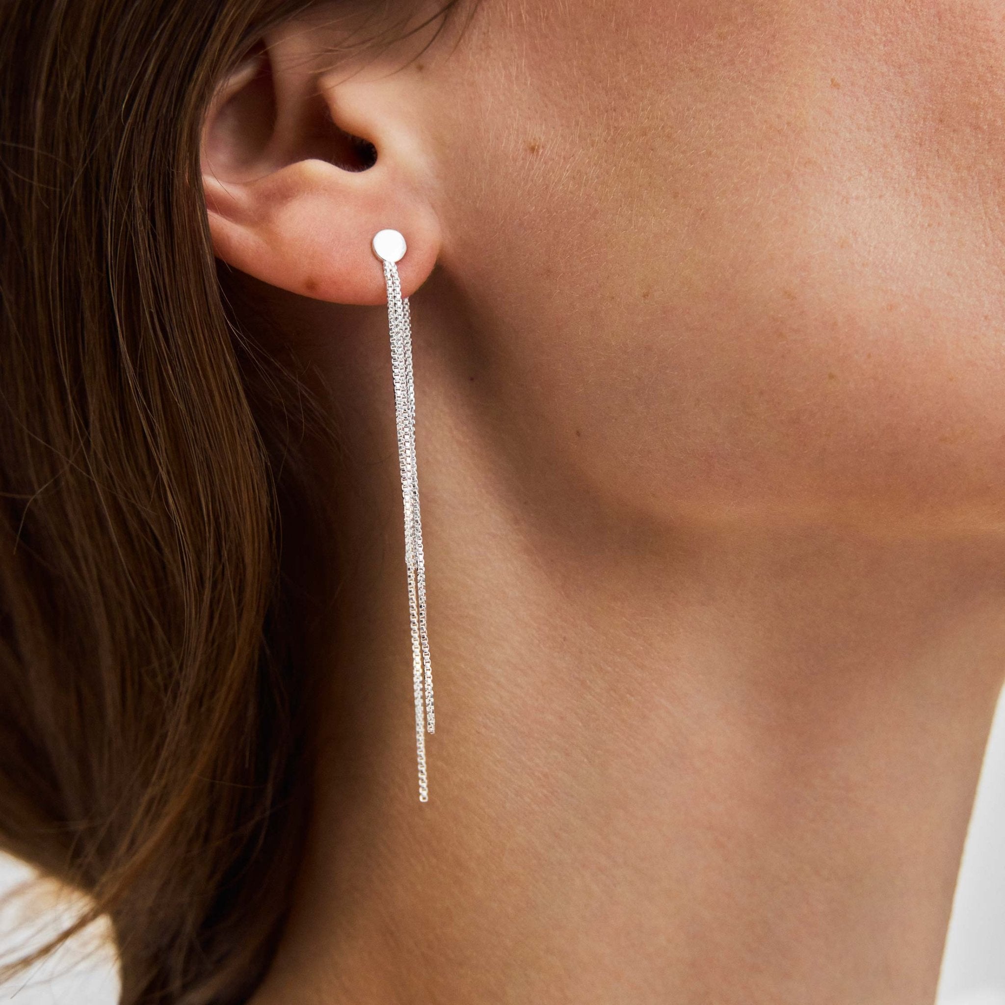 Pernille Corydon Ohrringe Airy, versilbert