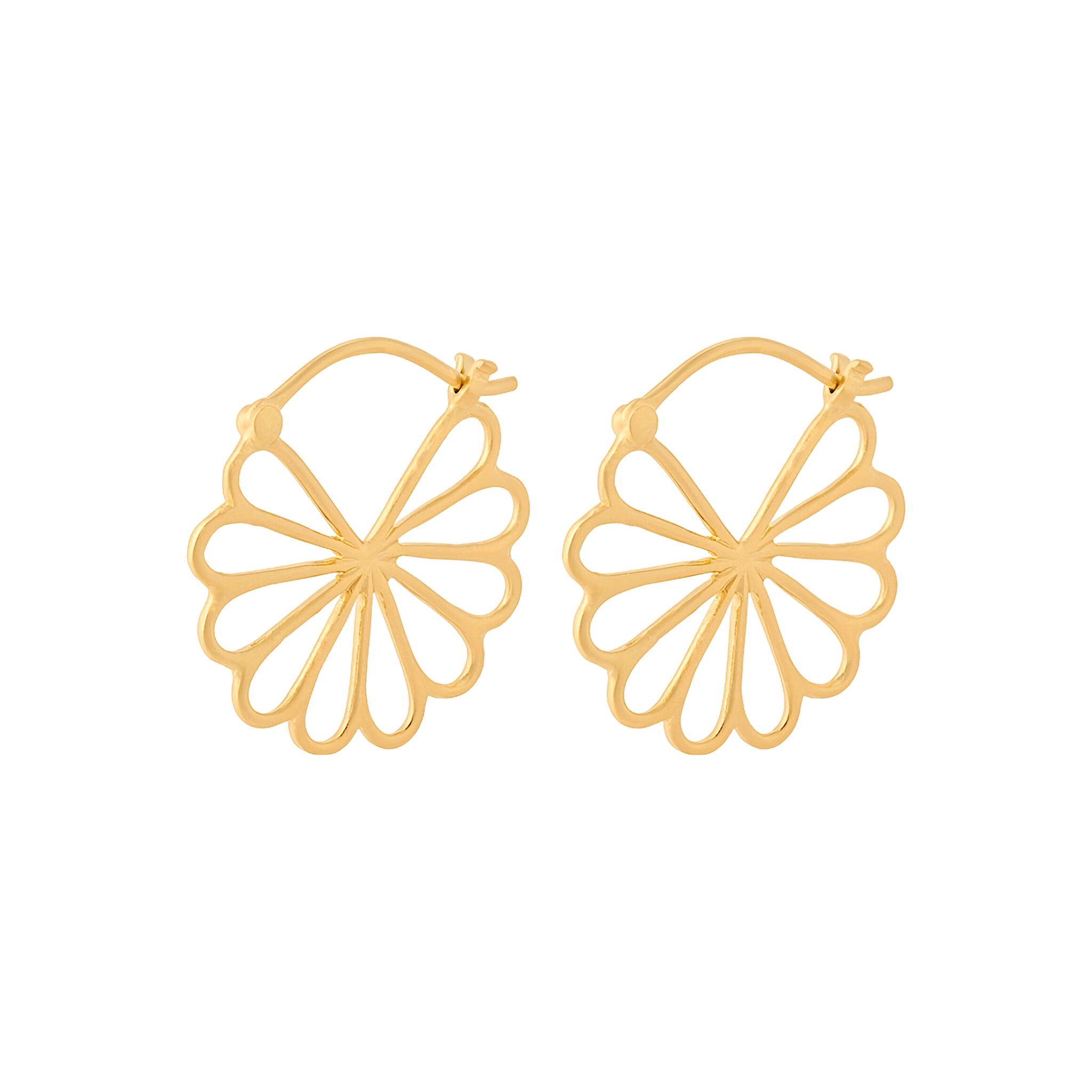 Pernille Corydon Ohrringe Bellis, vergoldet