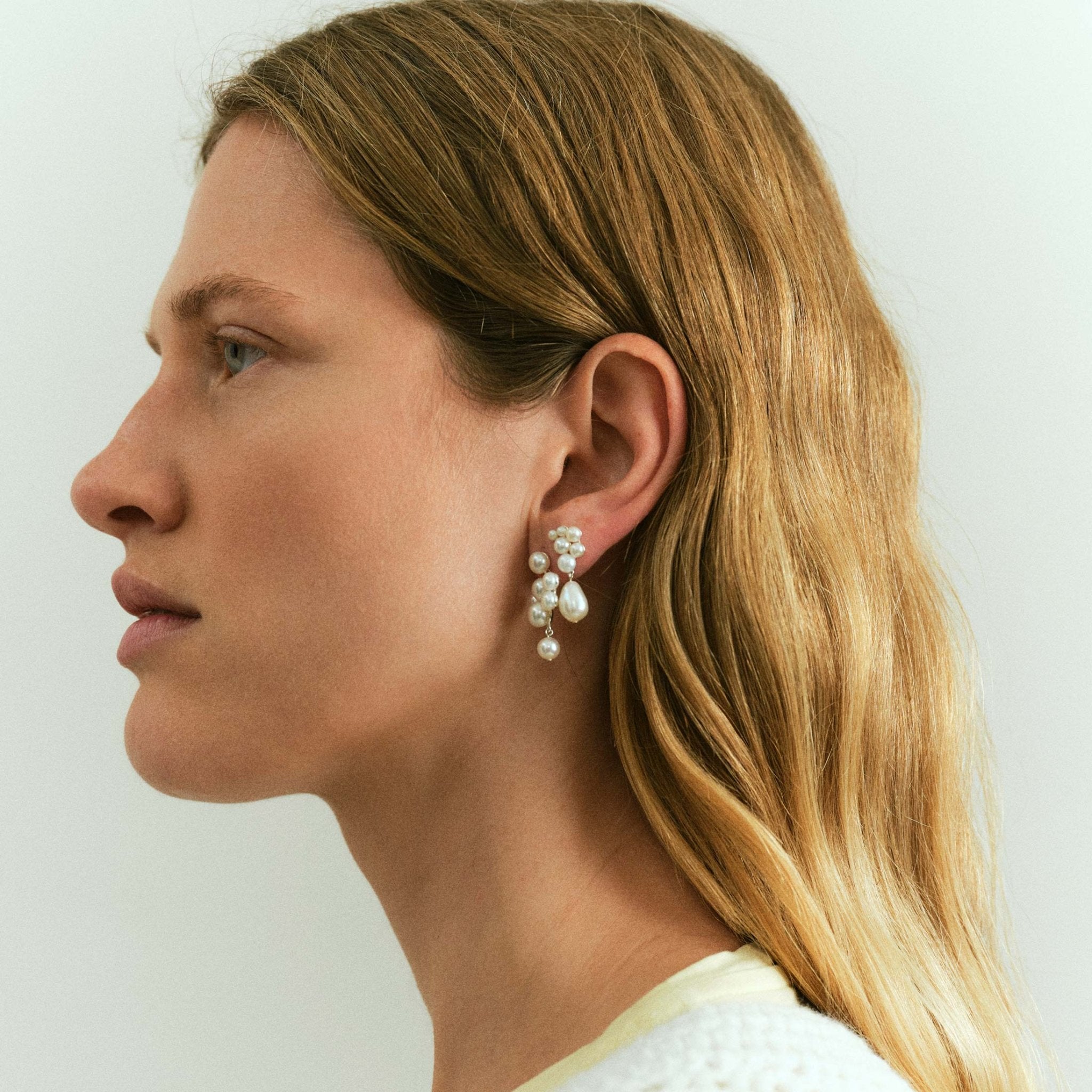 Pernille Corydon Ohrringe Blossom, Silber