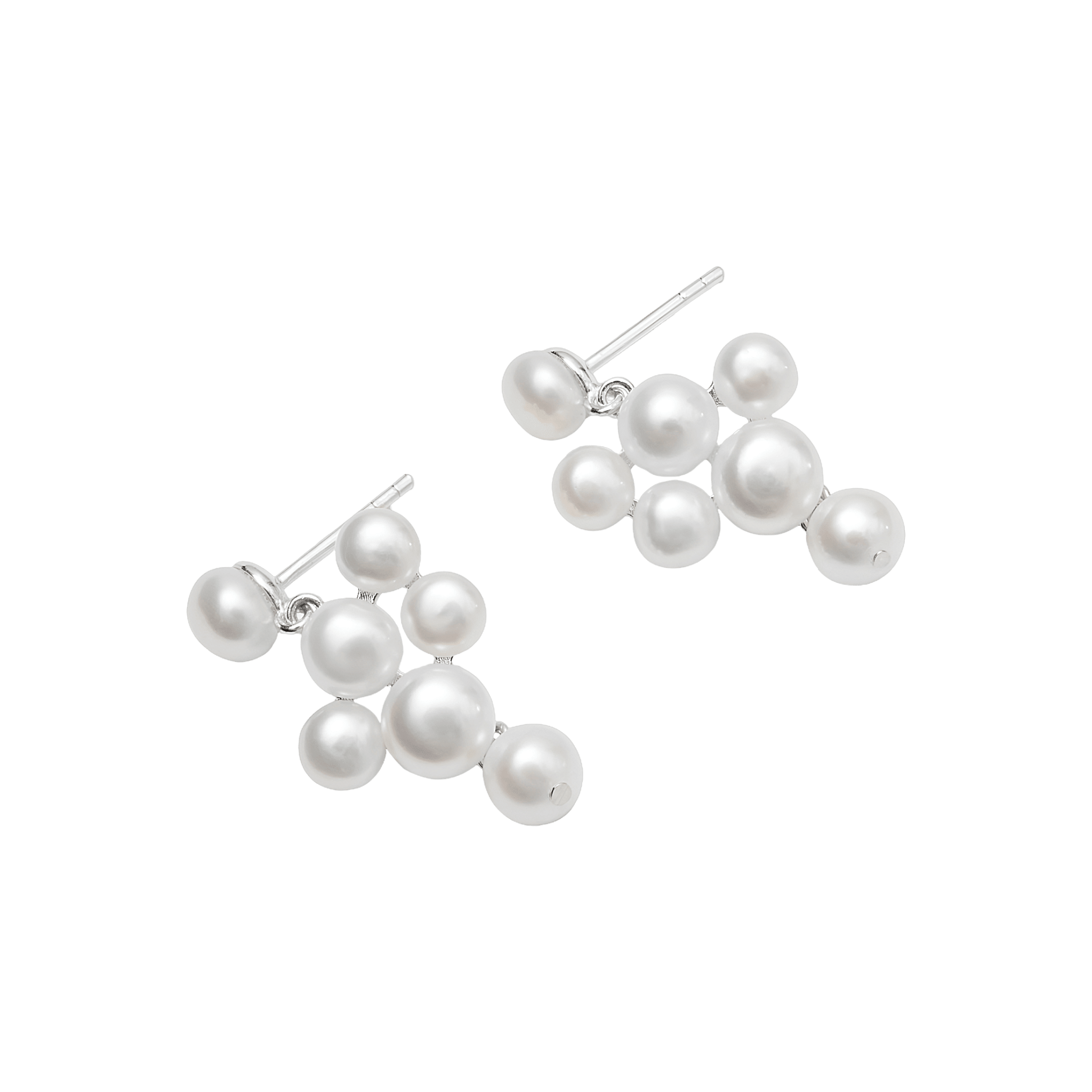 Pernille Corydon Ohrringe Blossom, Silber