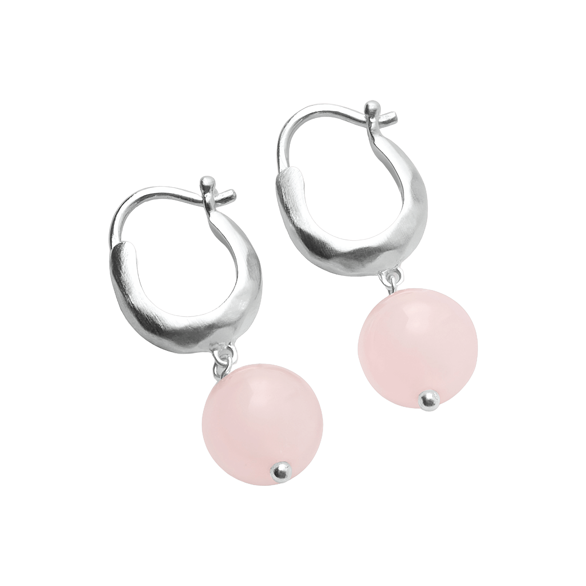Pernille Corydon Ohrringe Blush, Silber