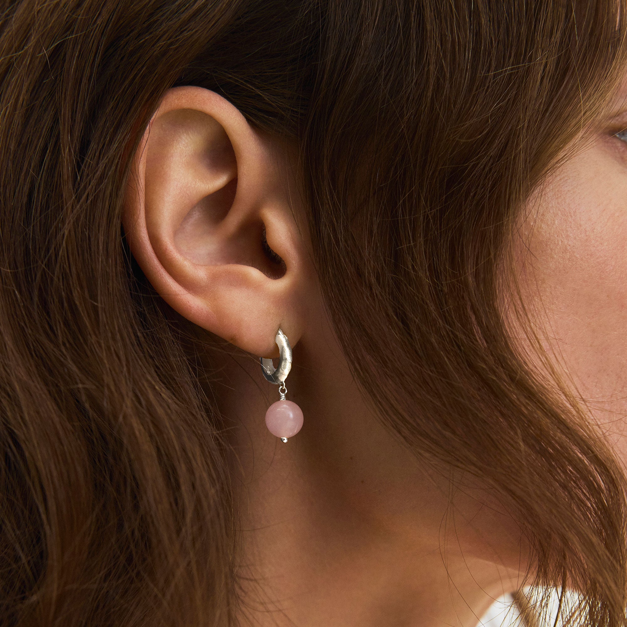 Pernille Corydon Ohrringe Blush, Silber