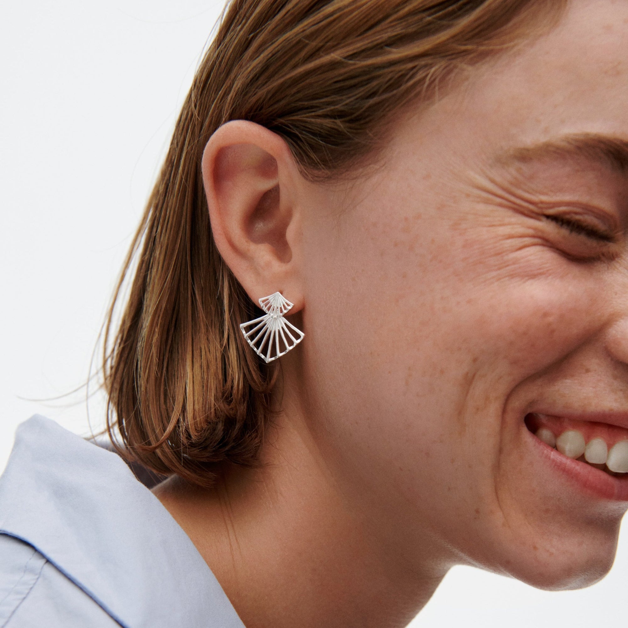 Pernille Corydon Ohrringe Dancing Ballerina, Silber