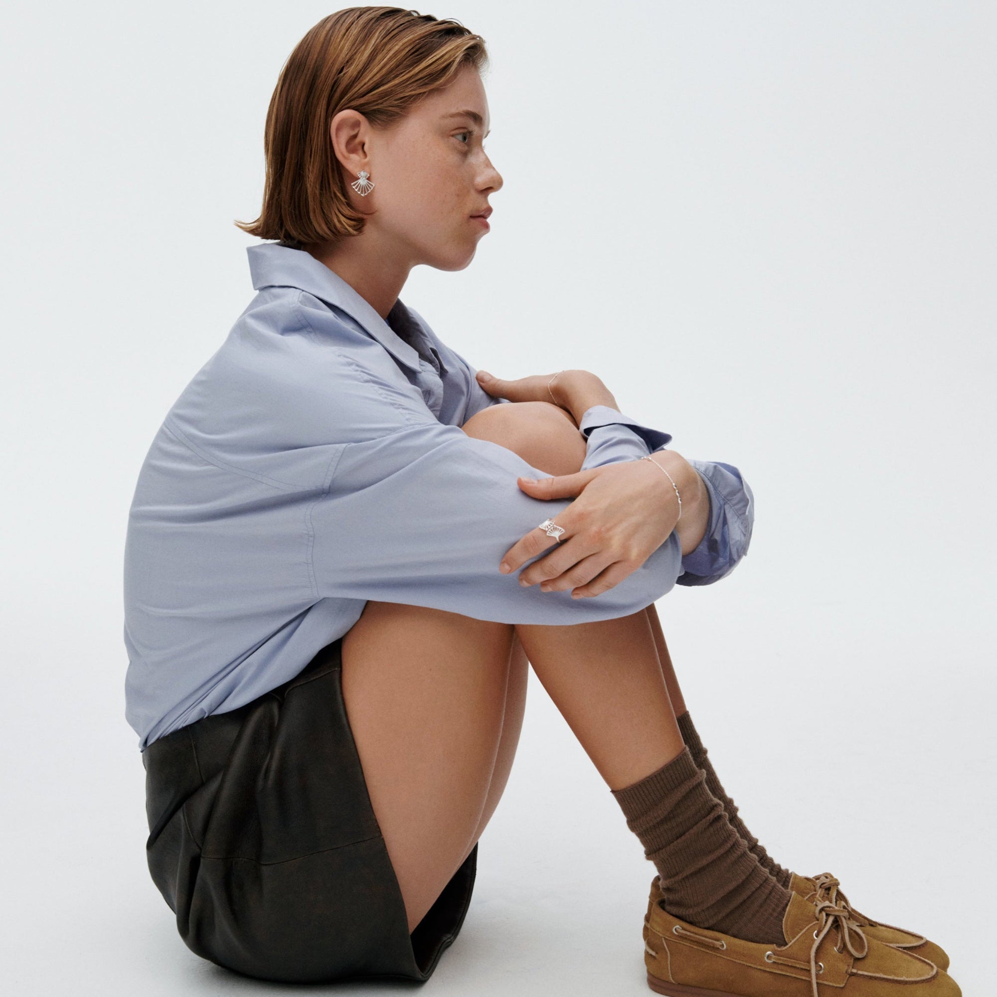 Pernille Corydon Ohrringe Dancing Ballerina, Silber